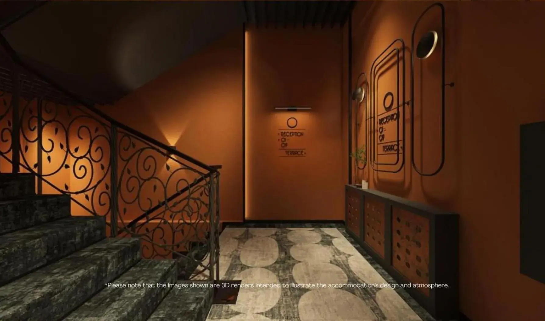 Lobby or reception in Hotel Trianon Lobby or reception in Hotel Trianon