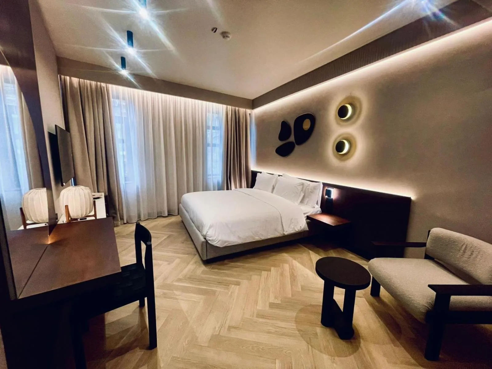 Bedroom, Bed in Hotel Trianon