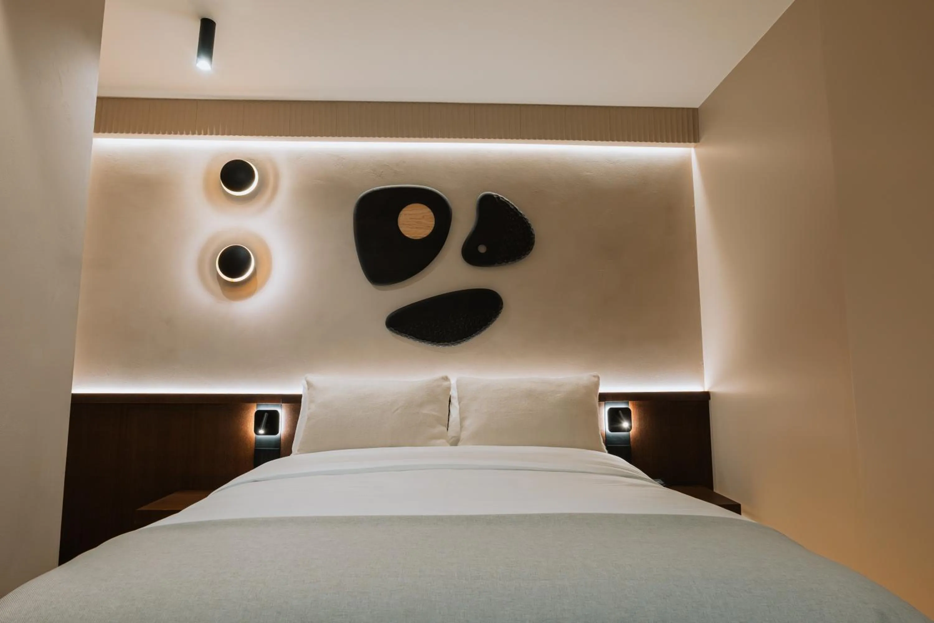 Bed in Hotel Trianon