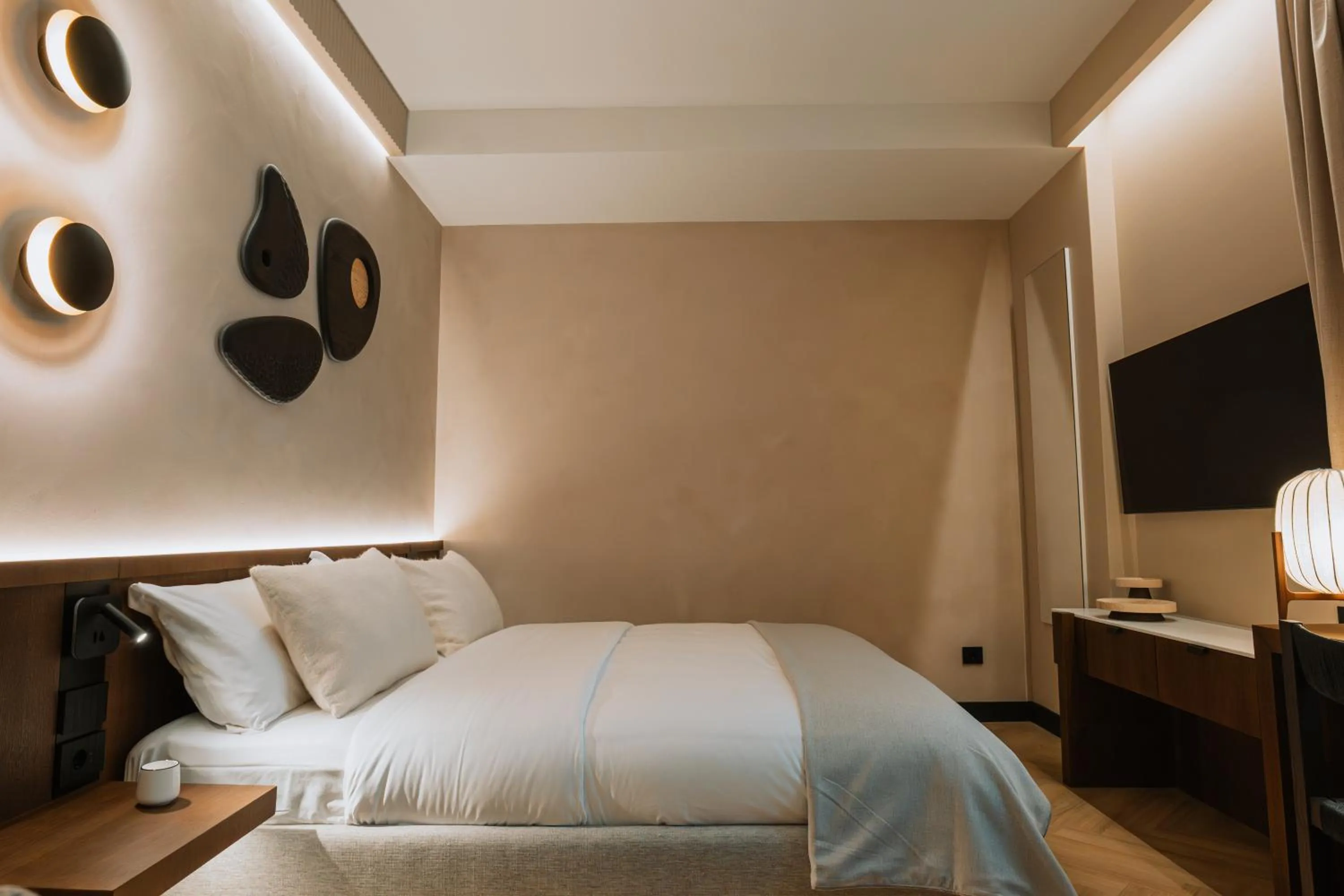 Bed in Hotel Trianon