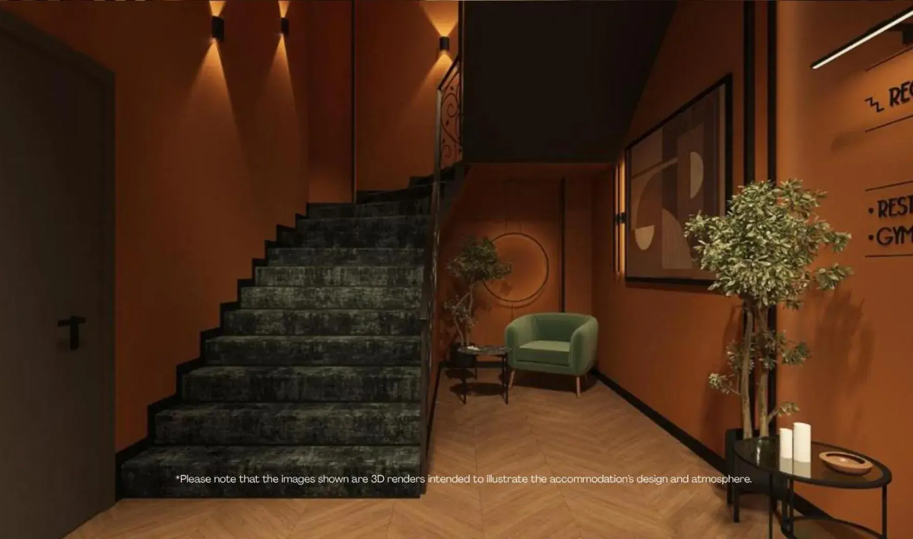 Lobby or reception in Hotel Trianon Lobby or reception in Hotel Trianon