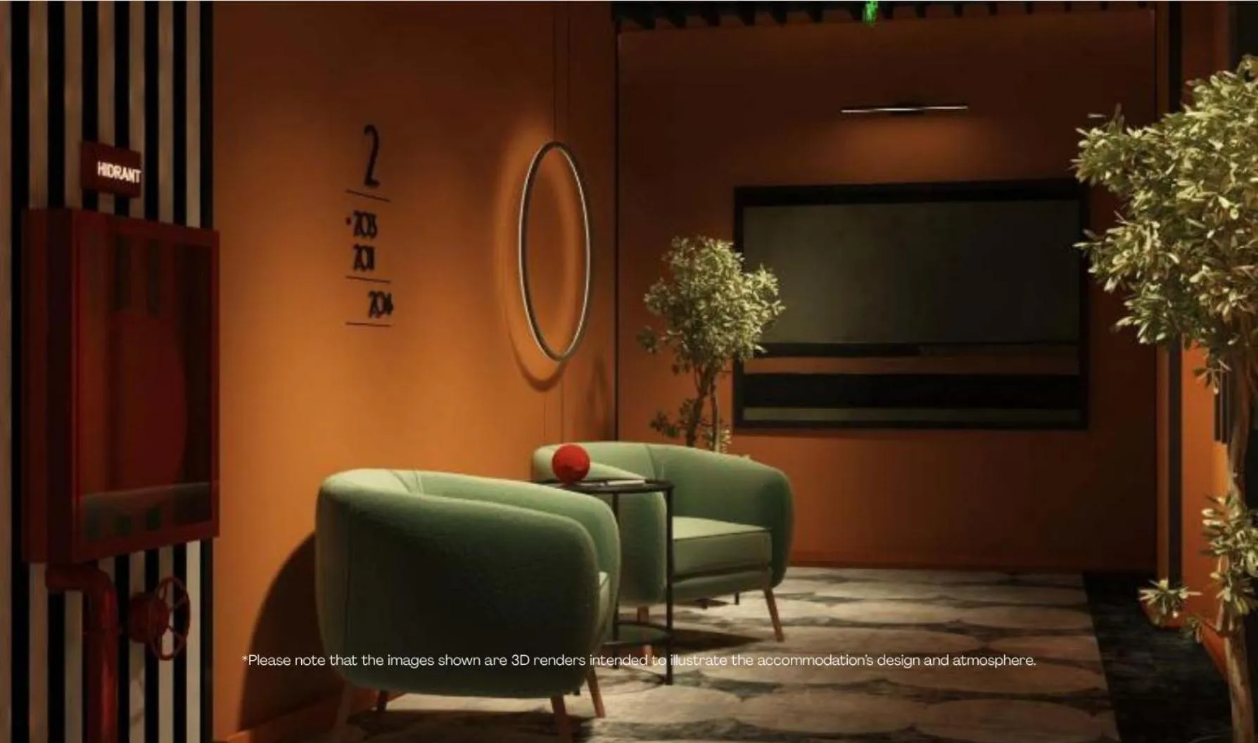 Lobby or reception in Hotel Trianon