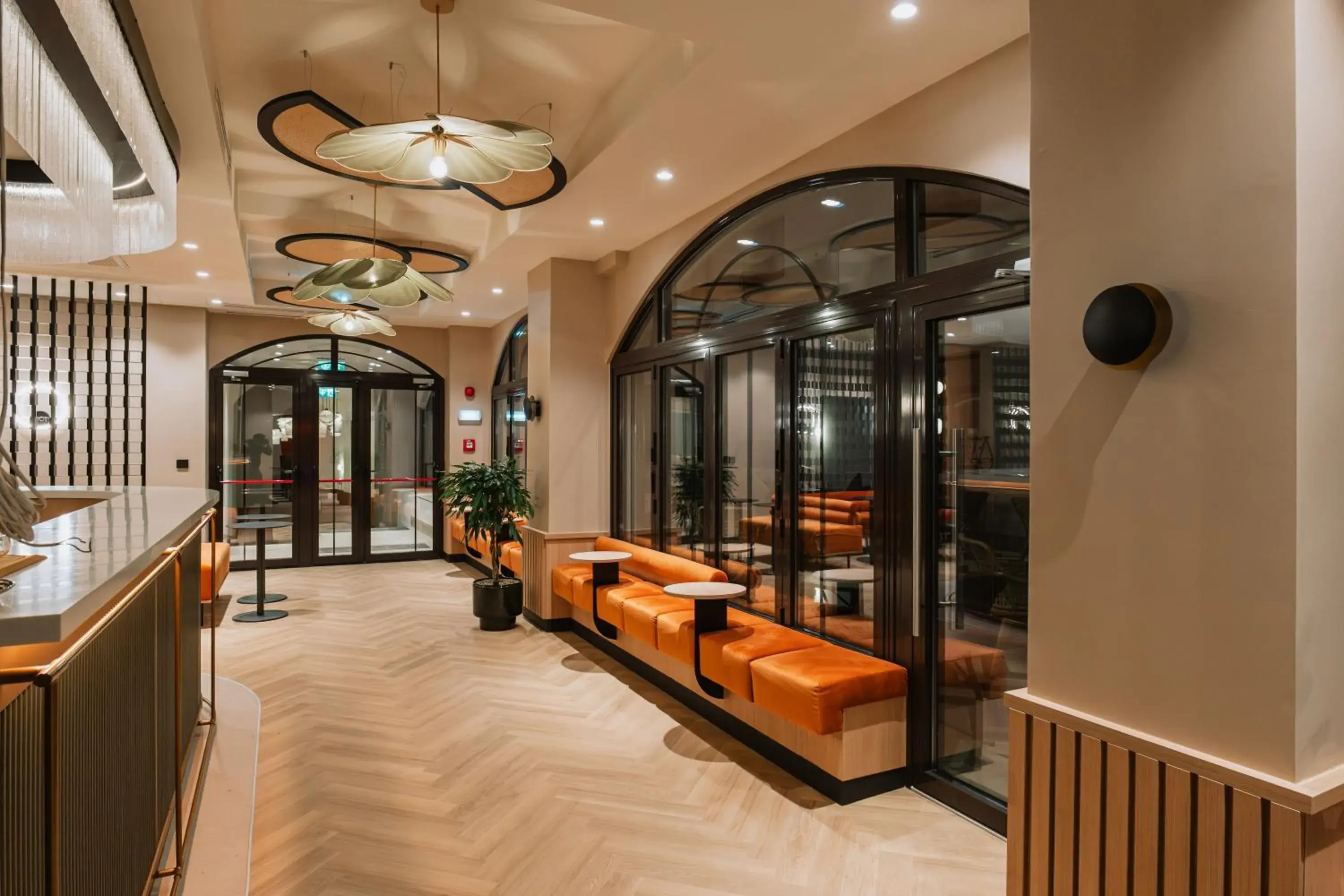 Lobby or reception in Hotel Trianon Lobby or reception in Hotel Trianon