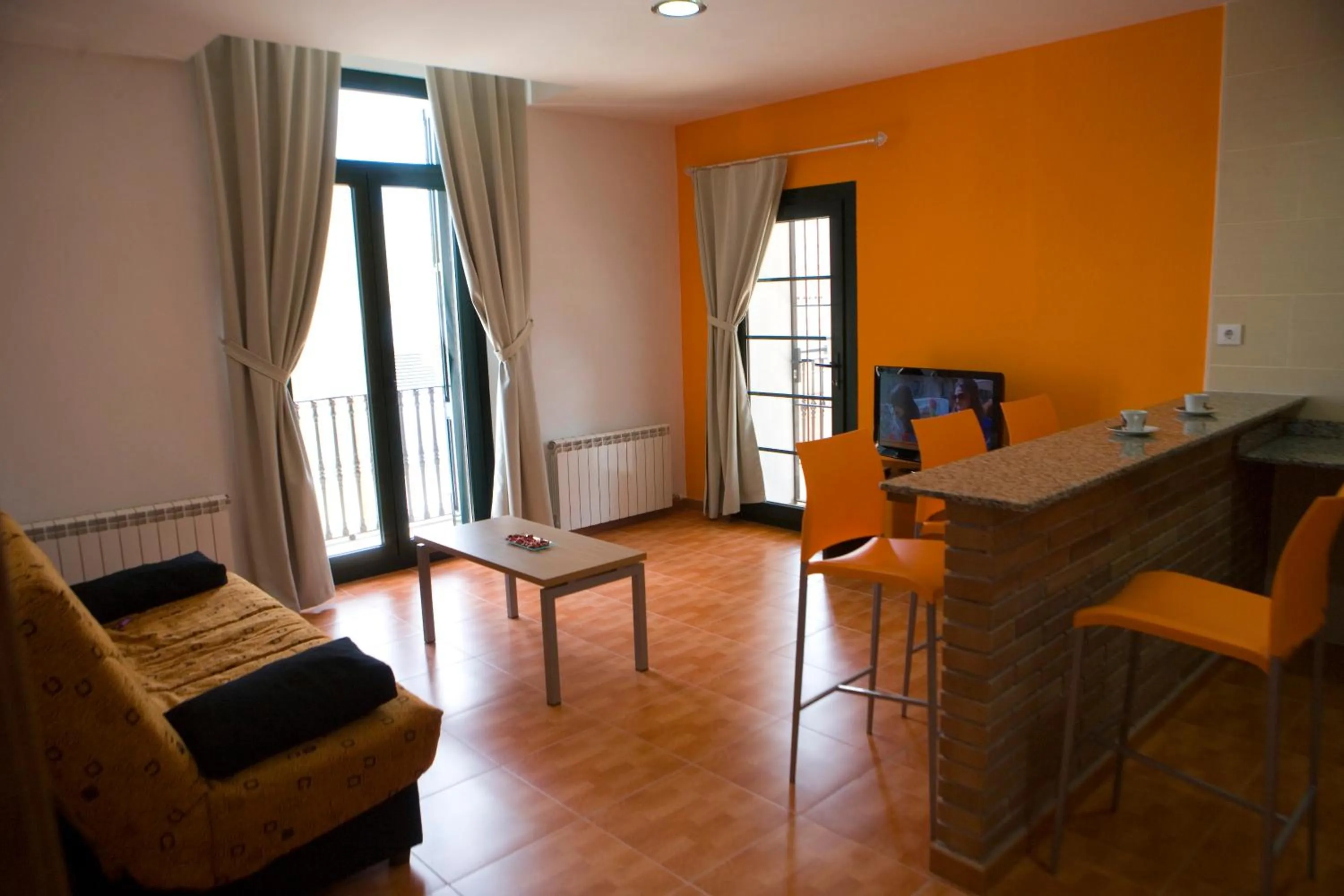 Kitchen or kitchenette in Aparthotel Can Gallart