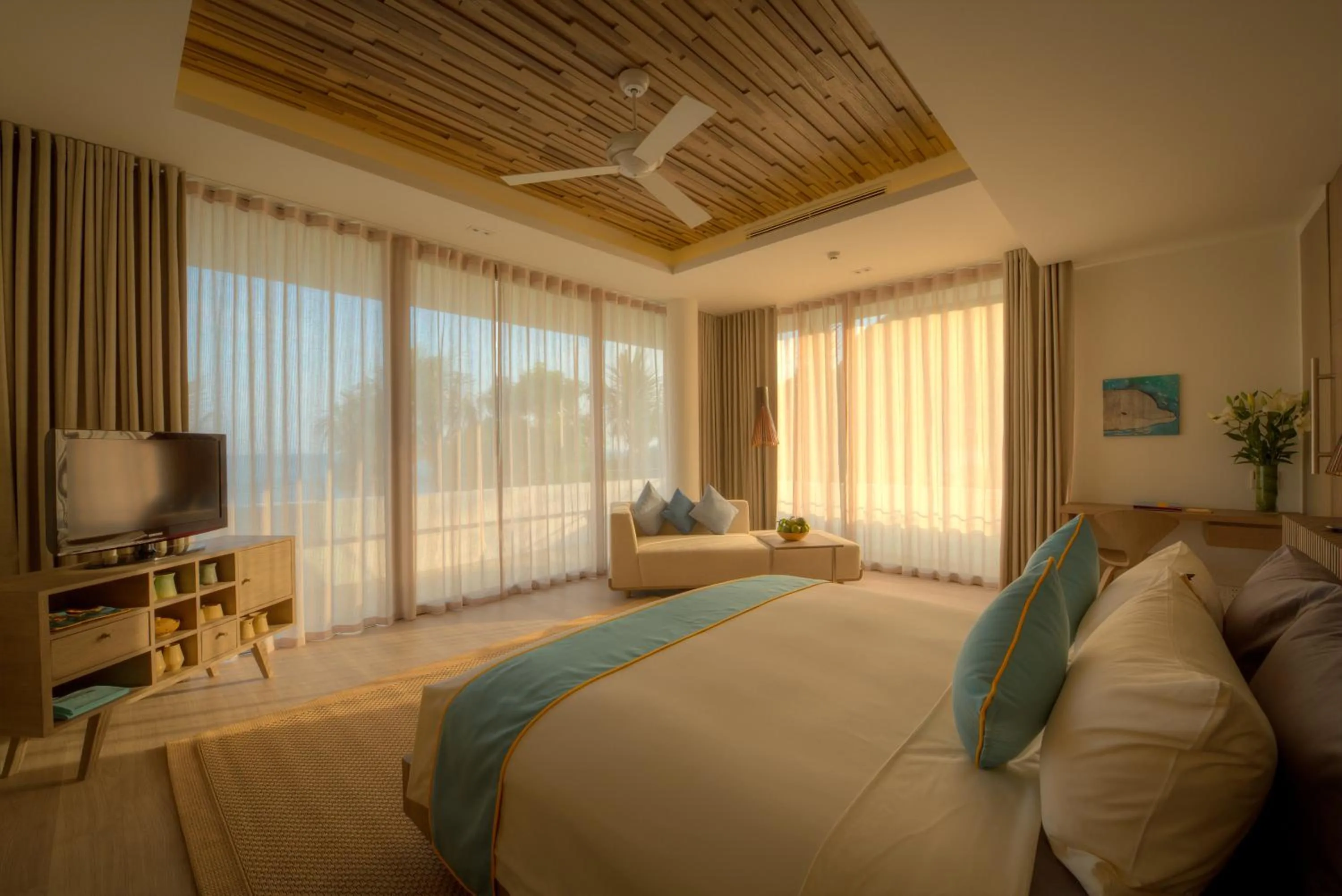 Bedroom, Bed in Mia Resort Nha Trang