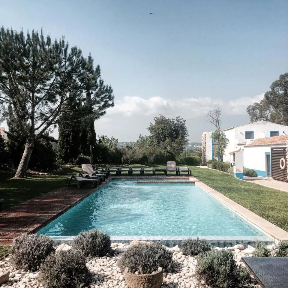 Pool view in Quinta Do Mel