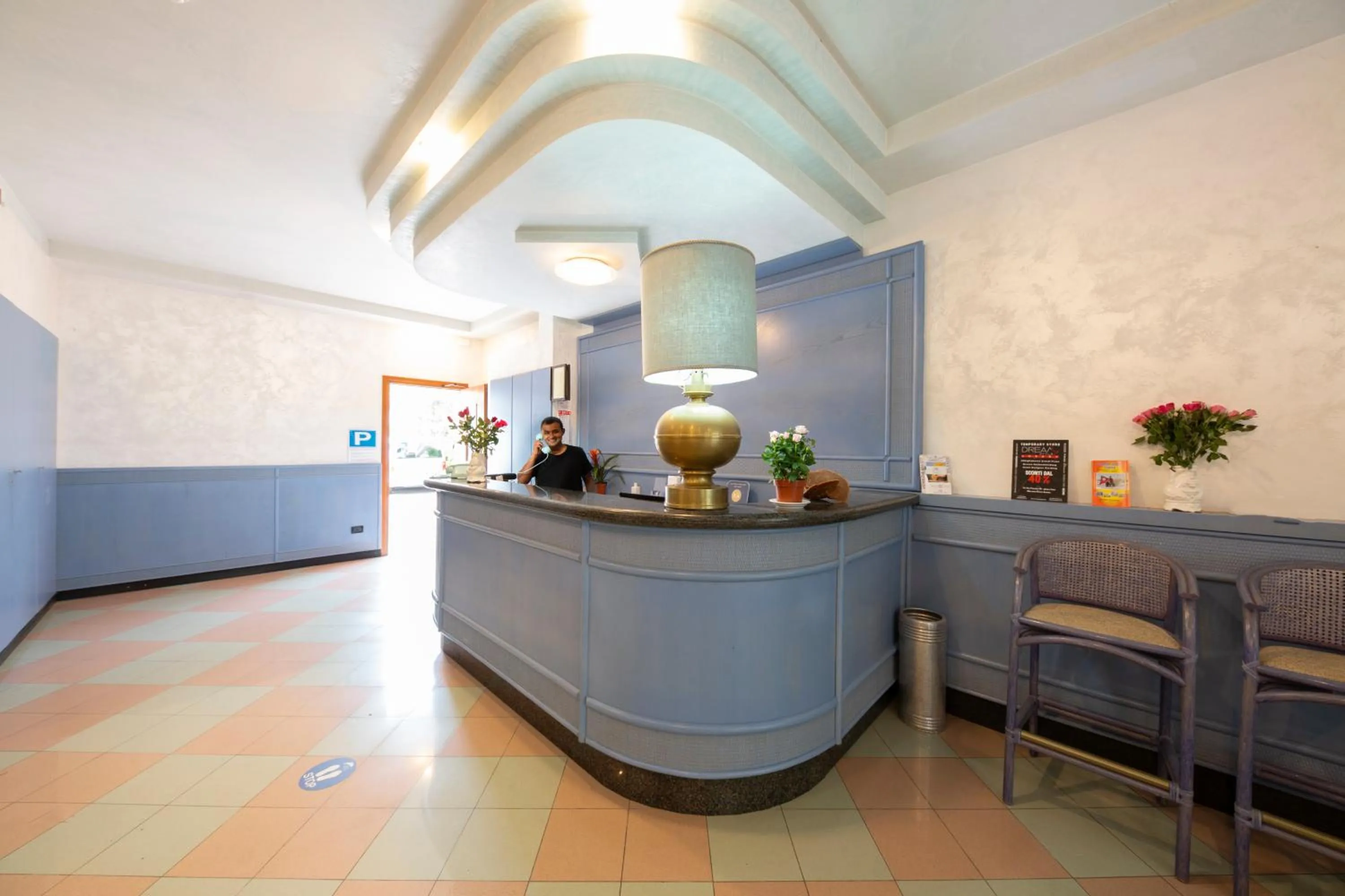 Lobby or reception in Hotel Olanda