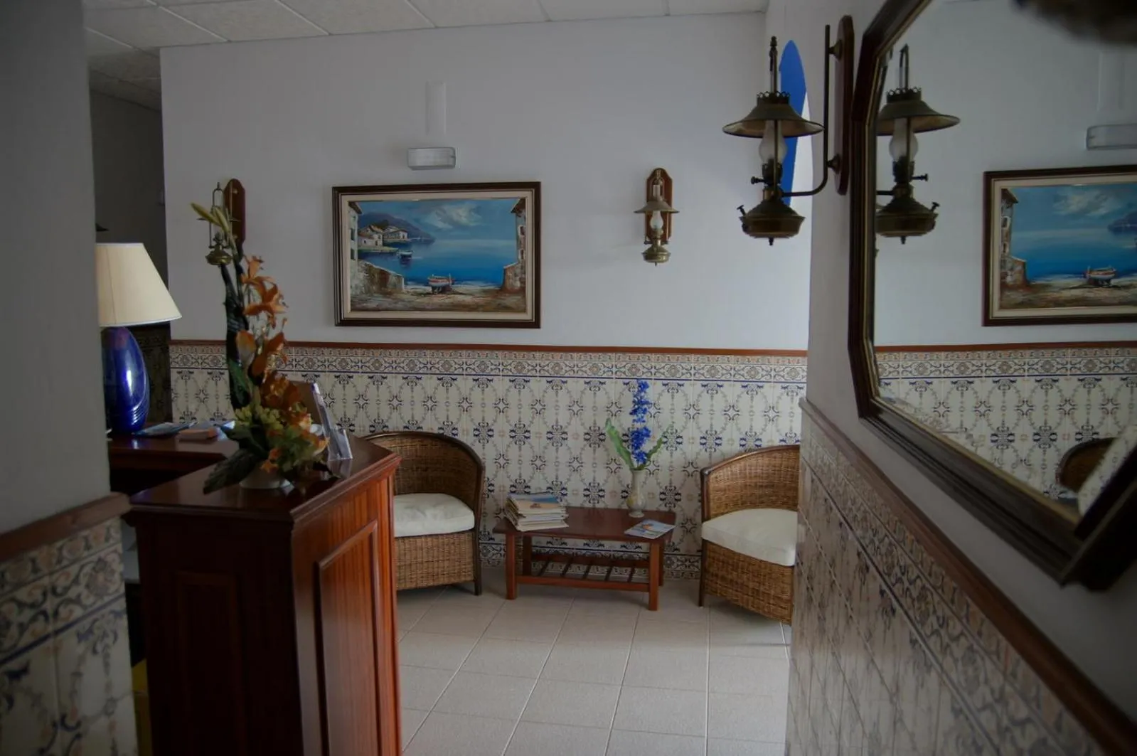 Lobby or reception in Apartamentos e Quartos Atalaia
