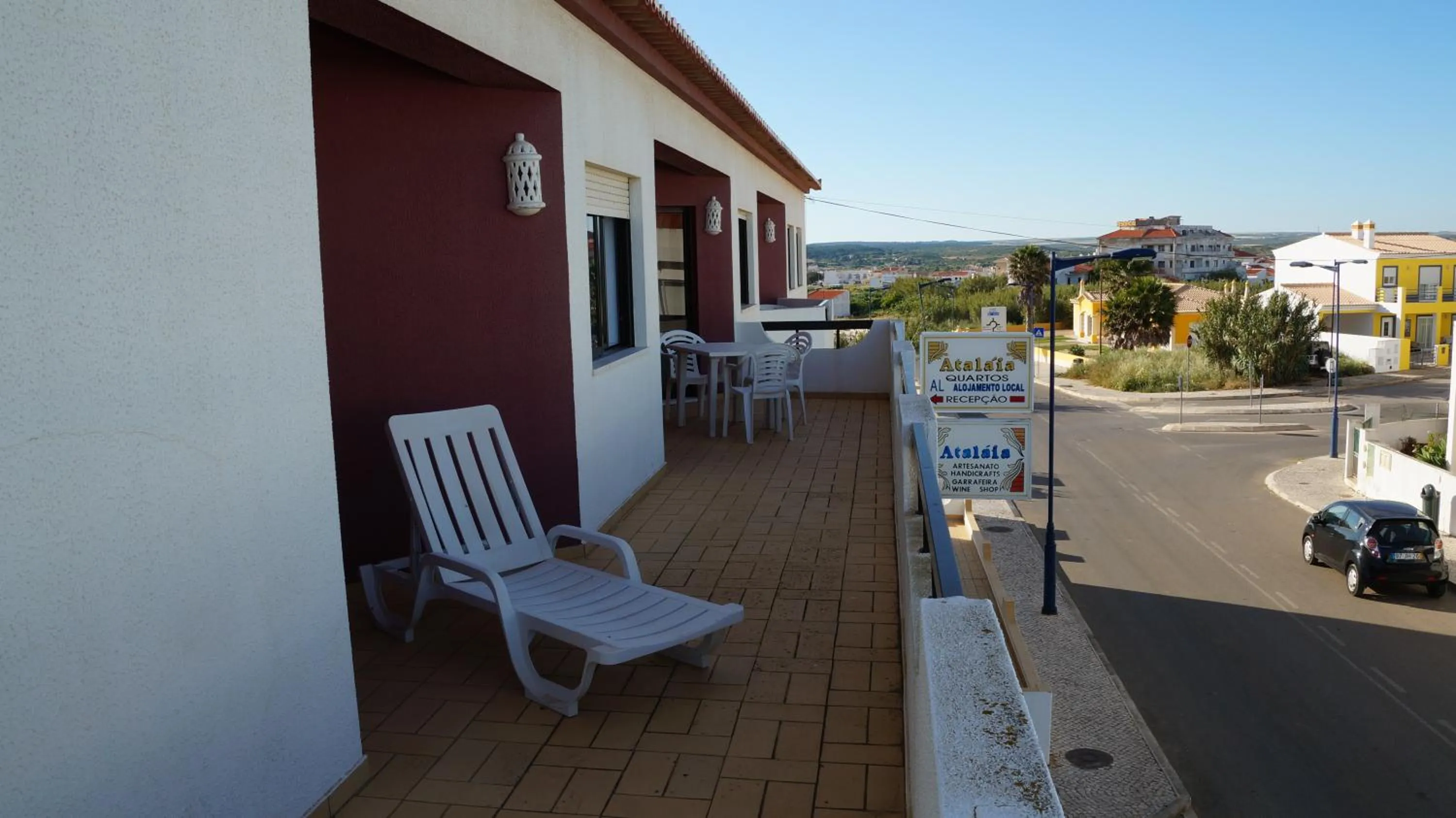 Balcony/Terrace in Apartamentos e Quartos Atalaia