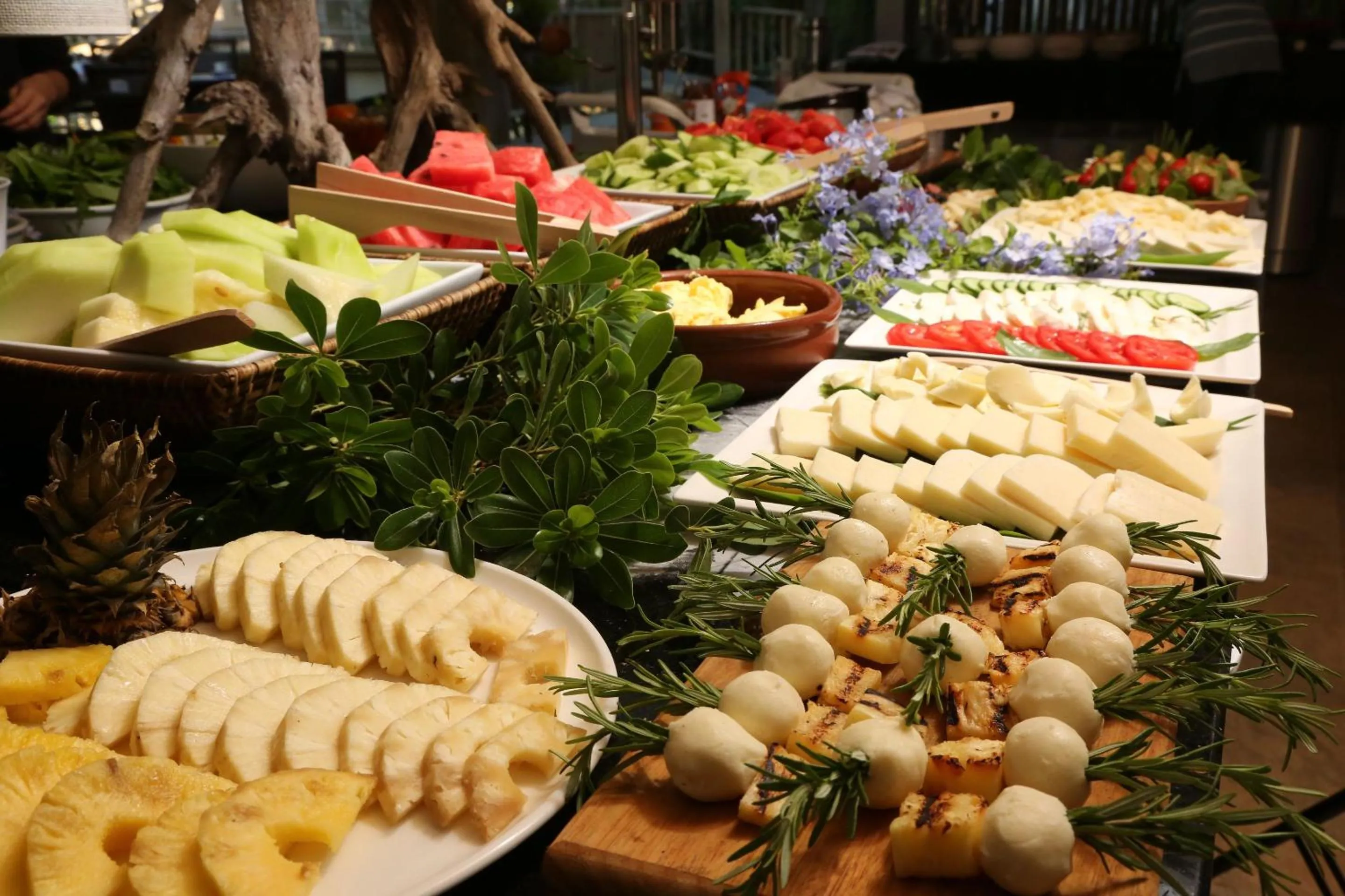Buffet breakfast in Golden Key Bordubet