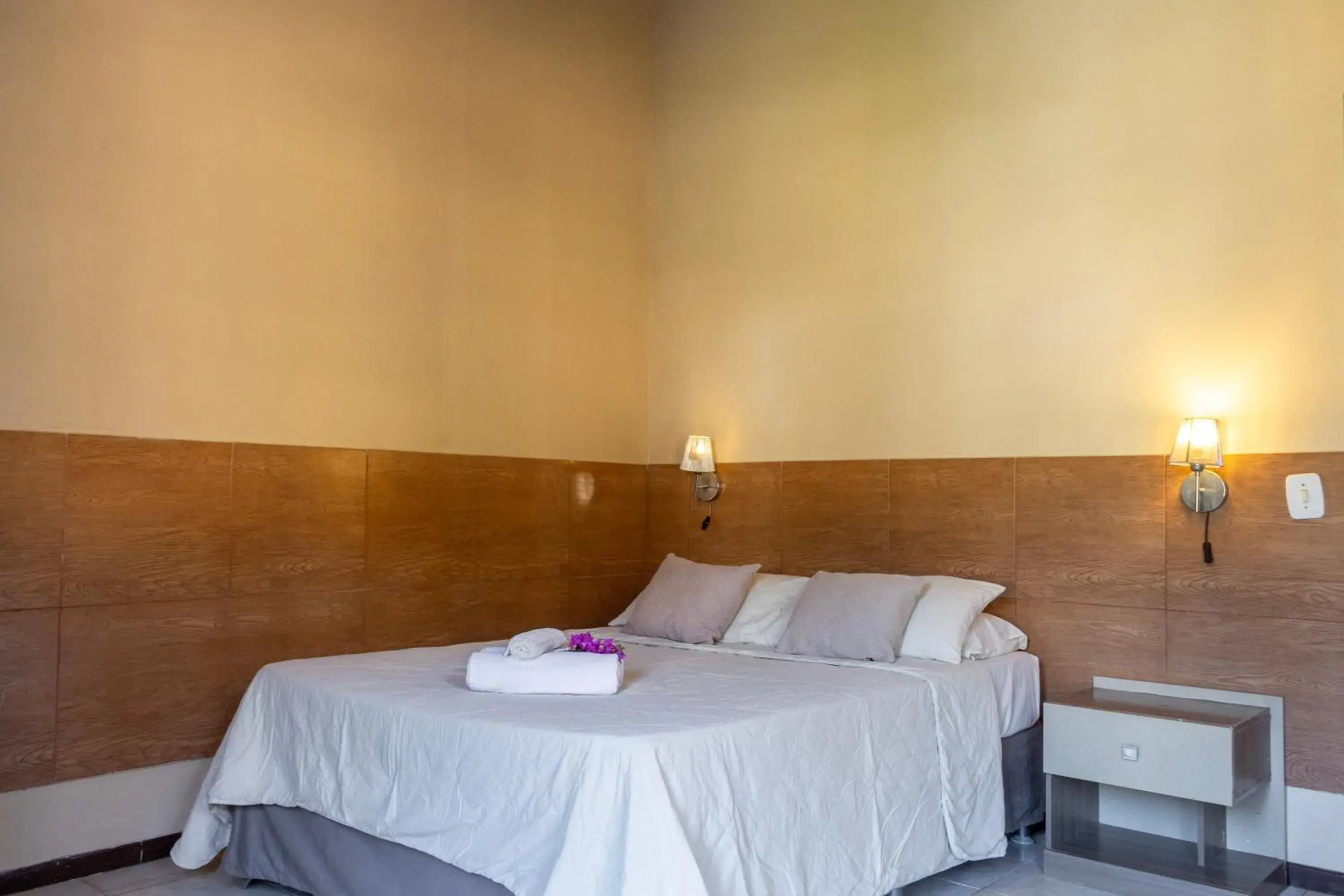 Bed in Pousada New Paradise Bed in Pousada New Paradise