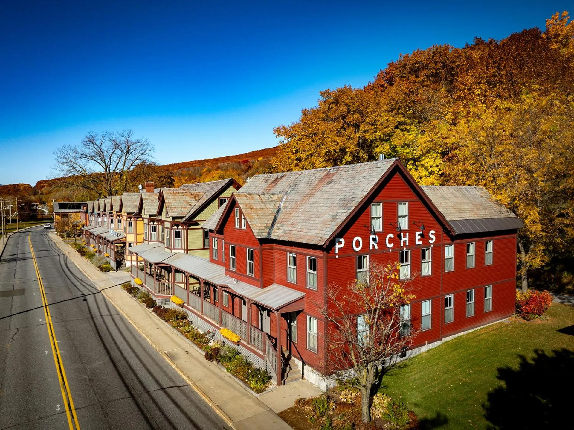 Property building in The Porches Inn at Mass MoCA