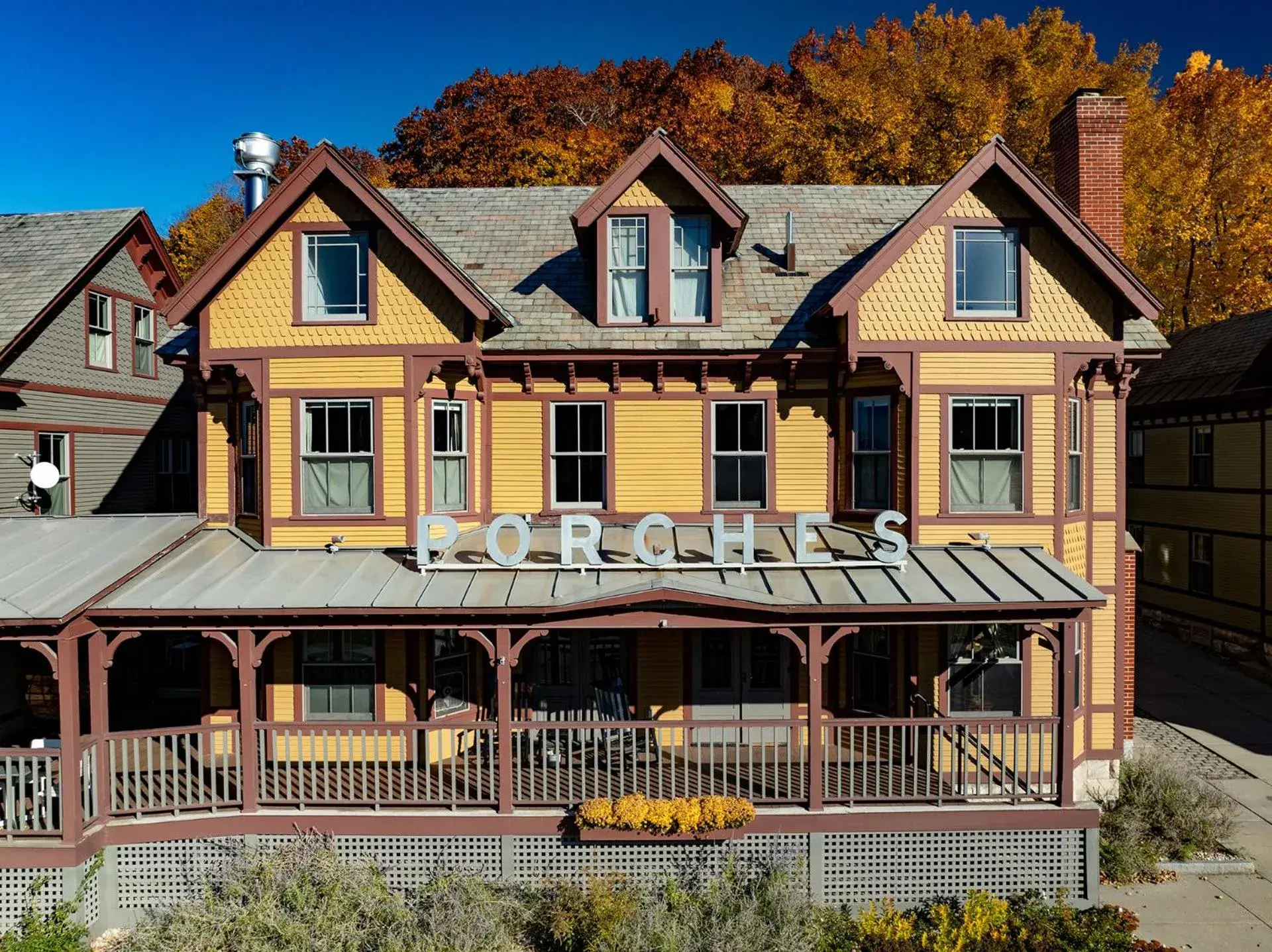 Property building in The Porches Inn at Mass MoCA Property building in The Porches Inn at Mass MoCA