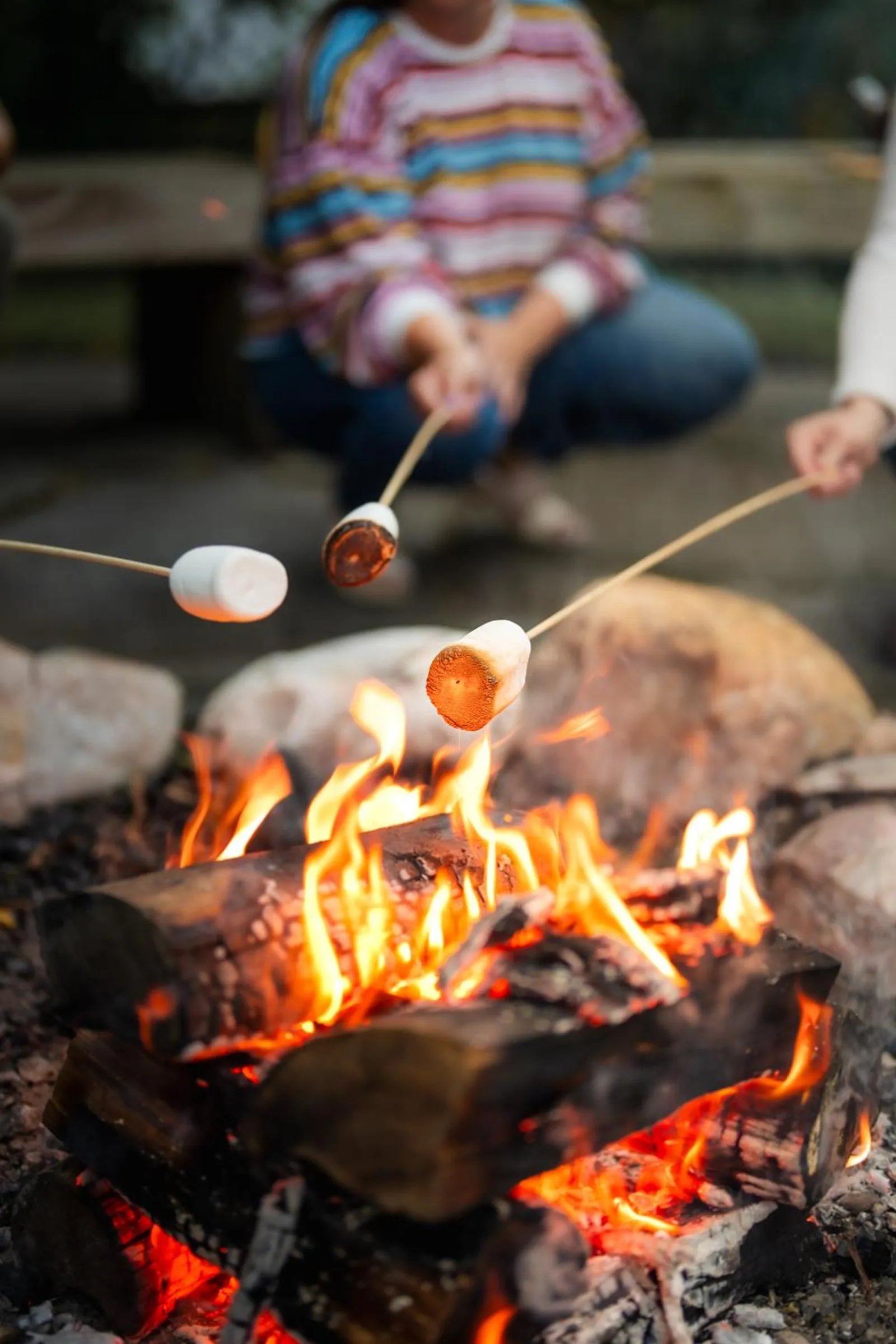 fireplace in The Porches Inn at Mass MoCA