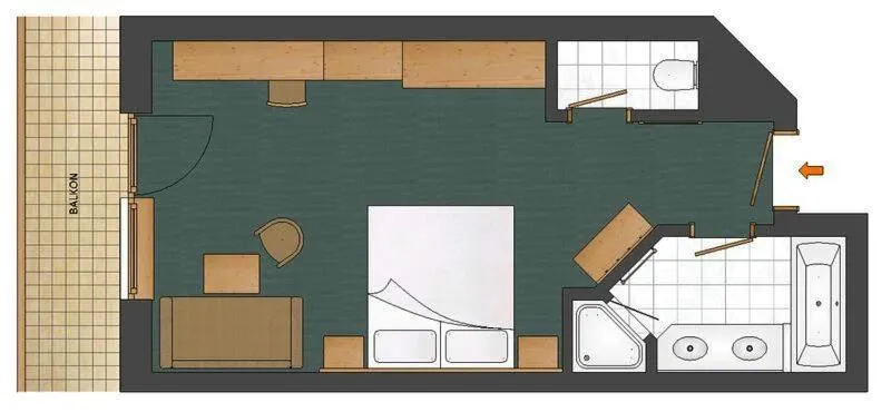 Photo of the whole room in Hotel Zum Stern