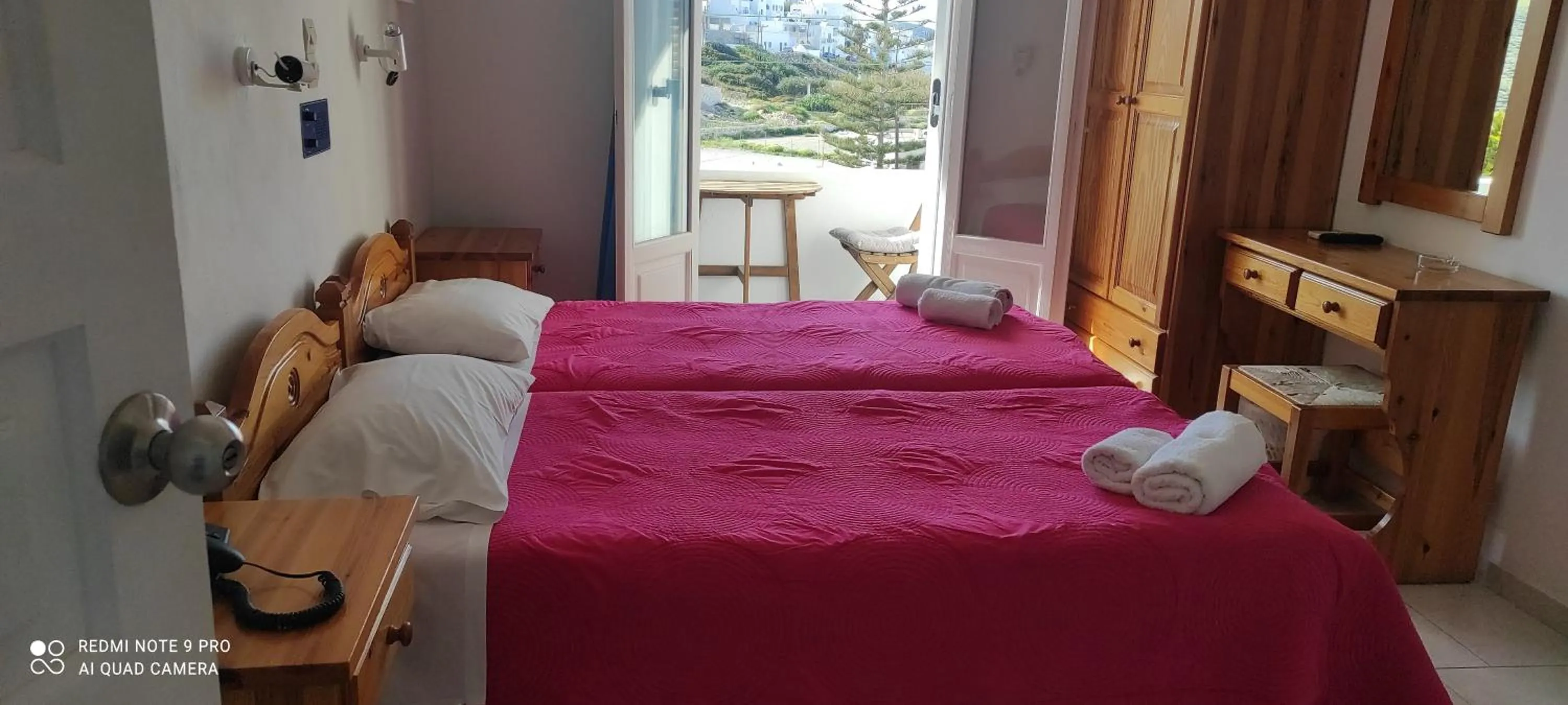 Bed in Loukia Apartments & Studios