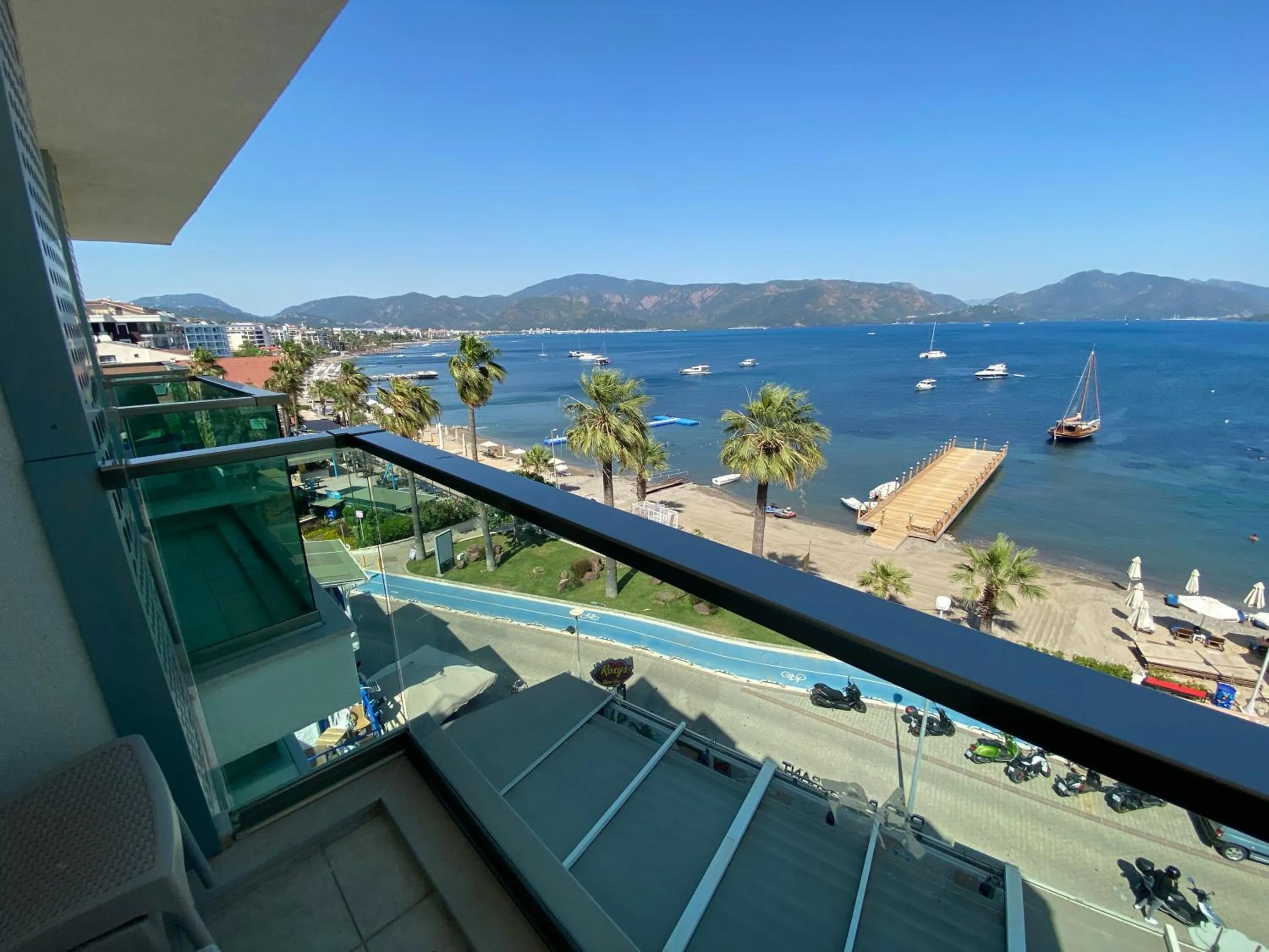 Balcony/Terrace in B&B Yuzbasi Beach