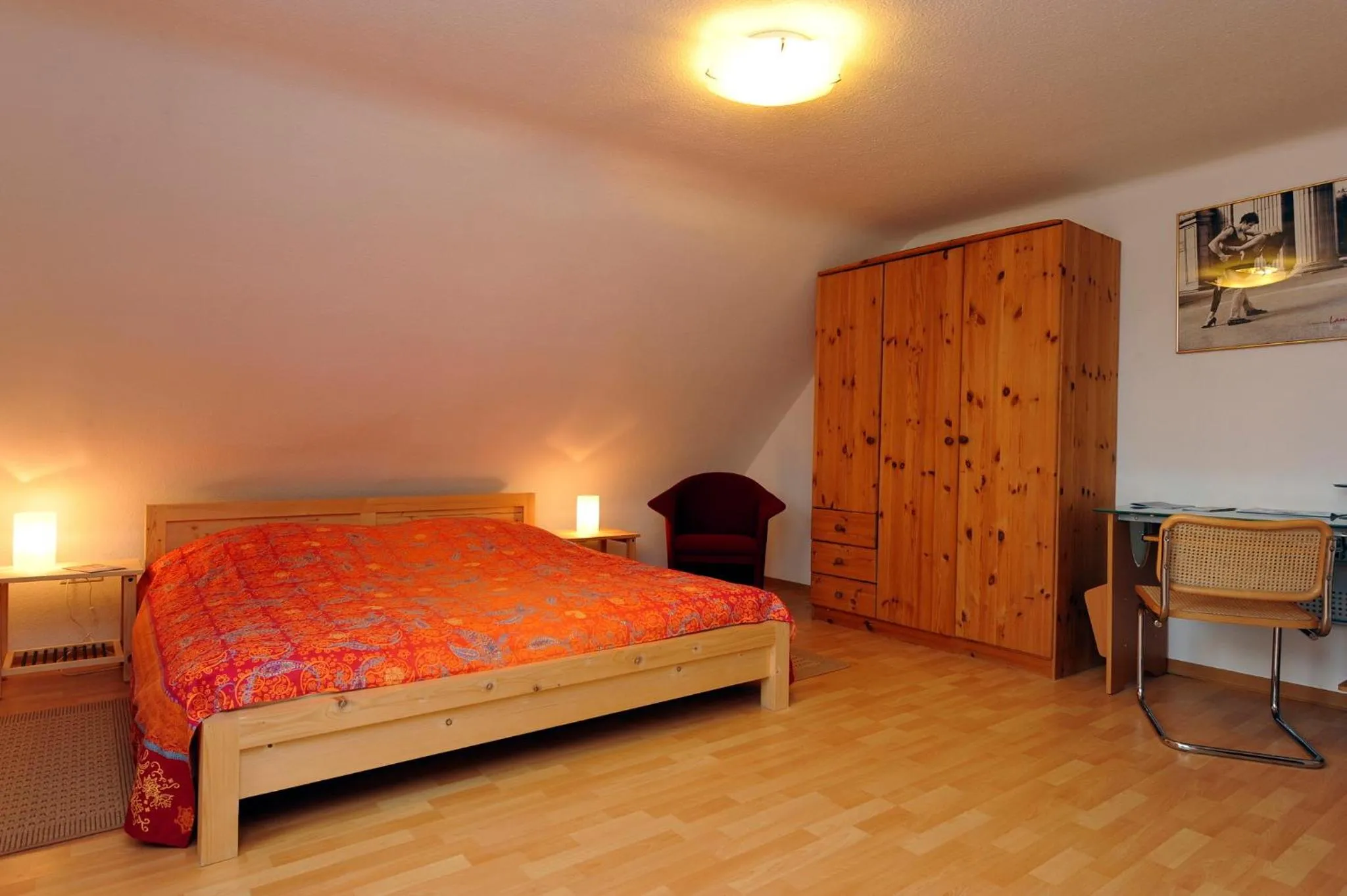 Bedroom, Bed in Gästehaus Perrin