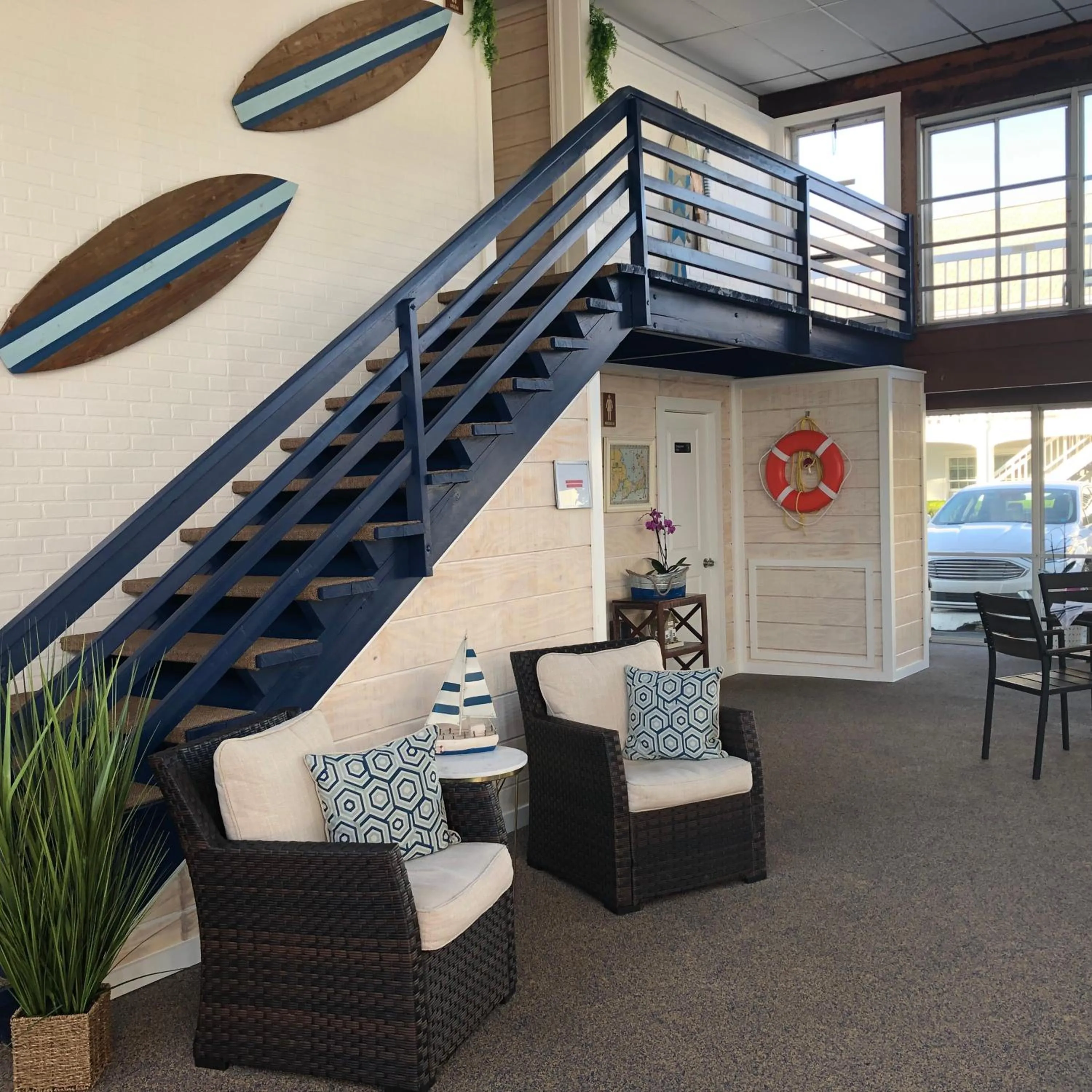 Lobby or reception in Hyannis Inn