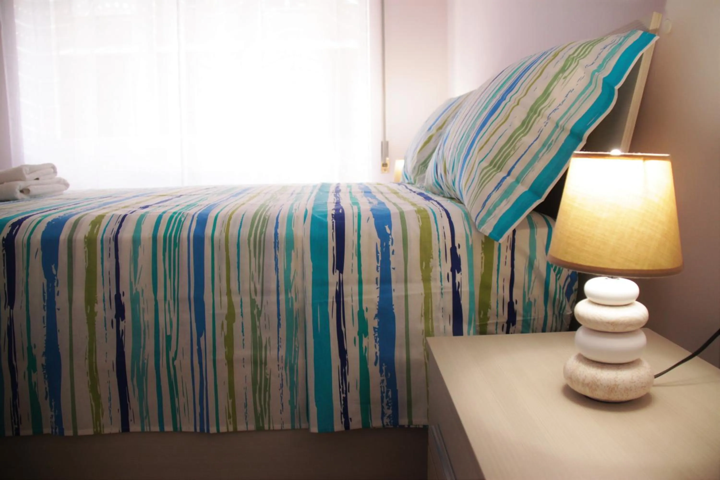 Decorative detail, Bed in Hello Roma B&B