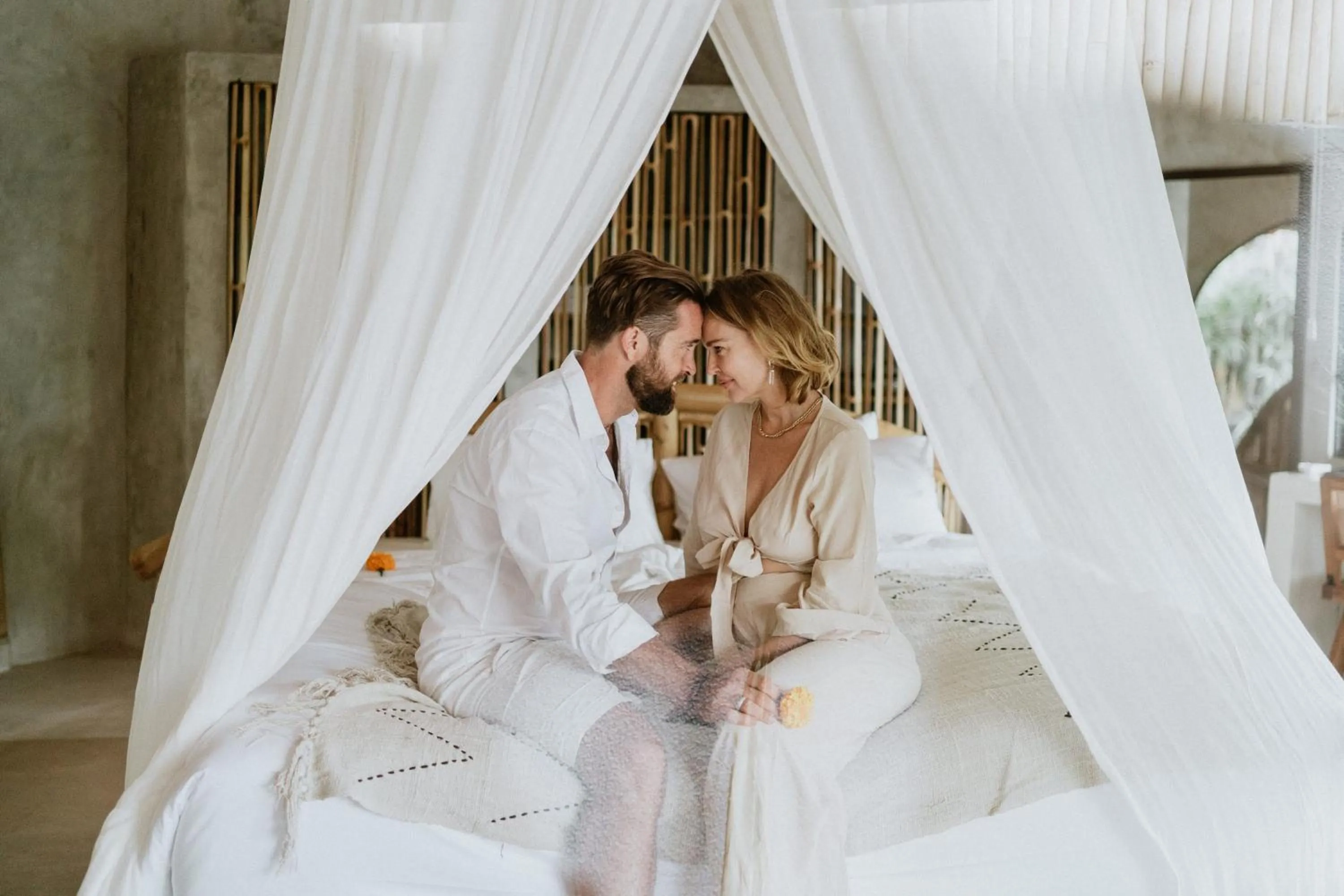 Bed in ZIN Canggu Resort & Villas