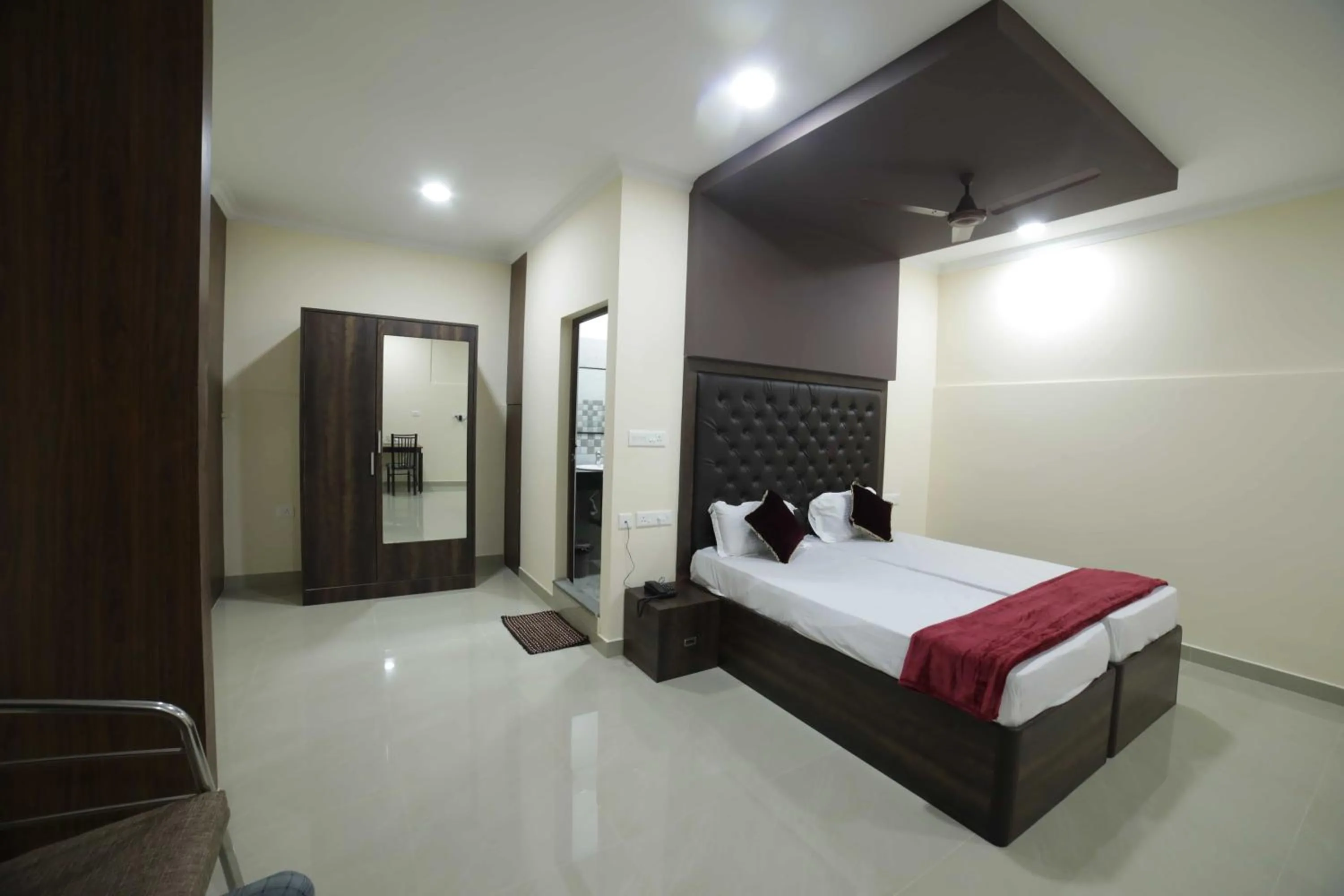 Bed in Shivalaya Residency