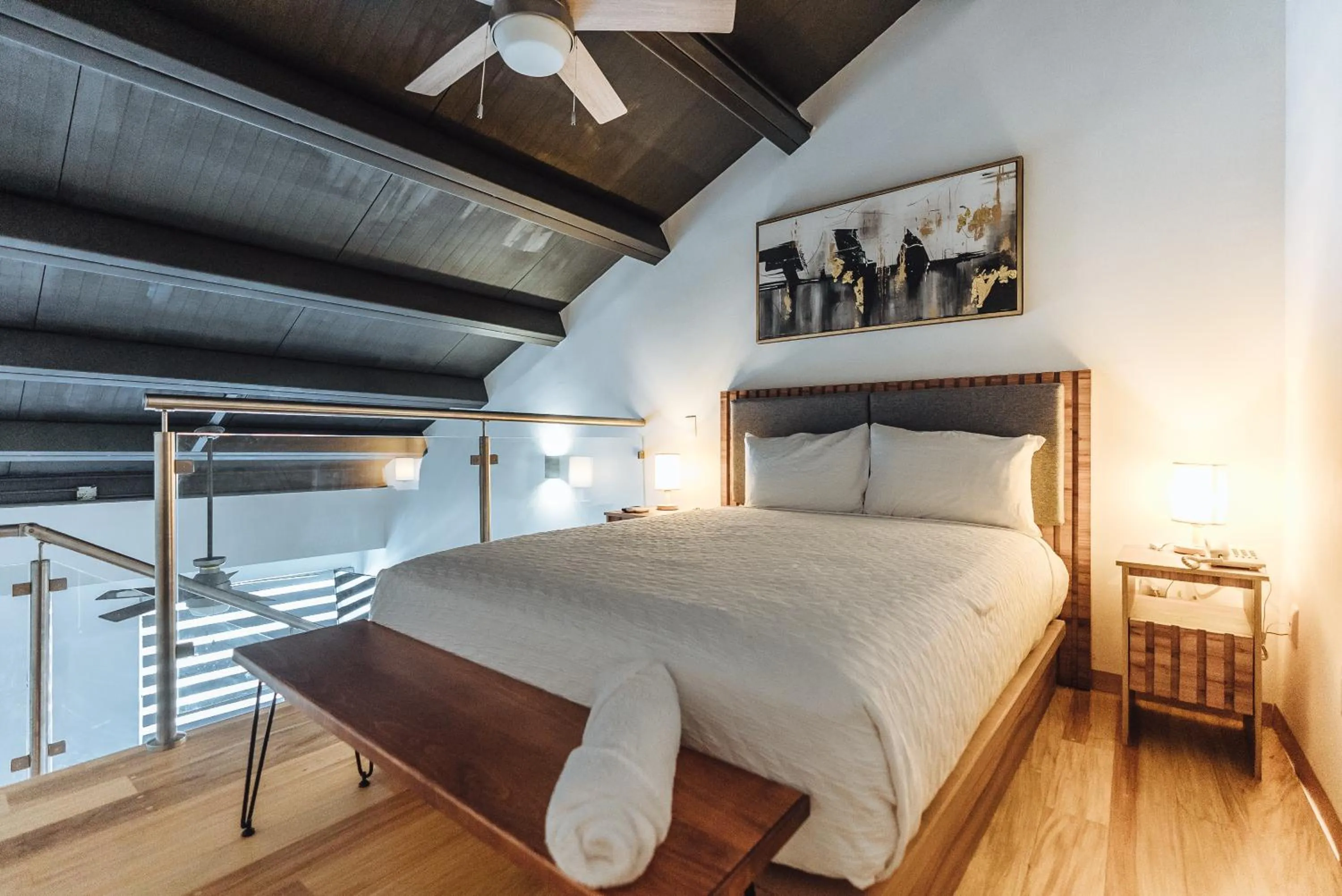 Bed in Loft Hotel Malecón Vallarta