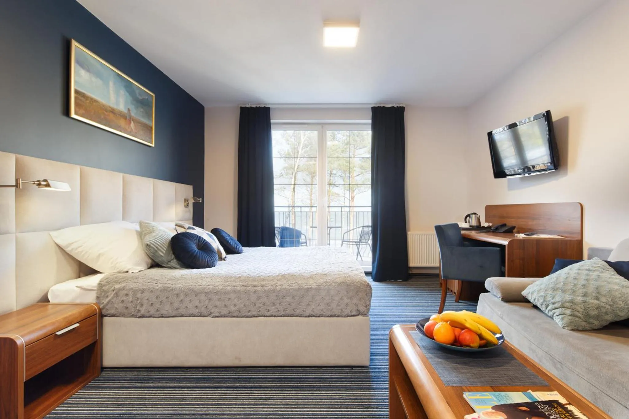 Bed in Villa Dune