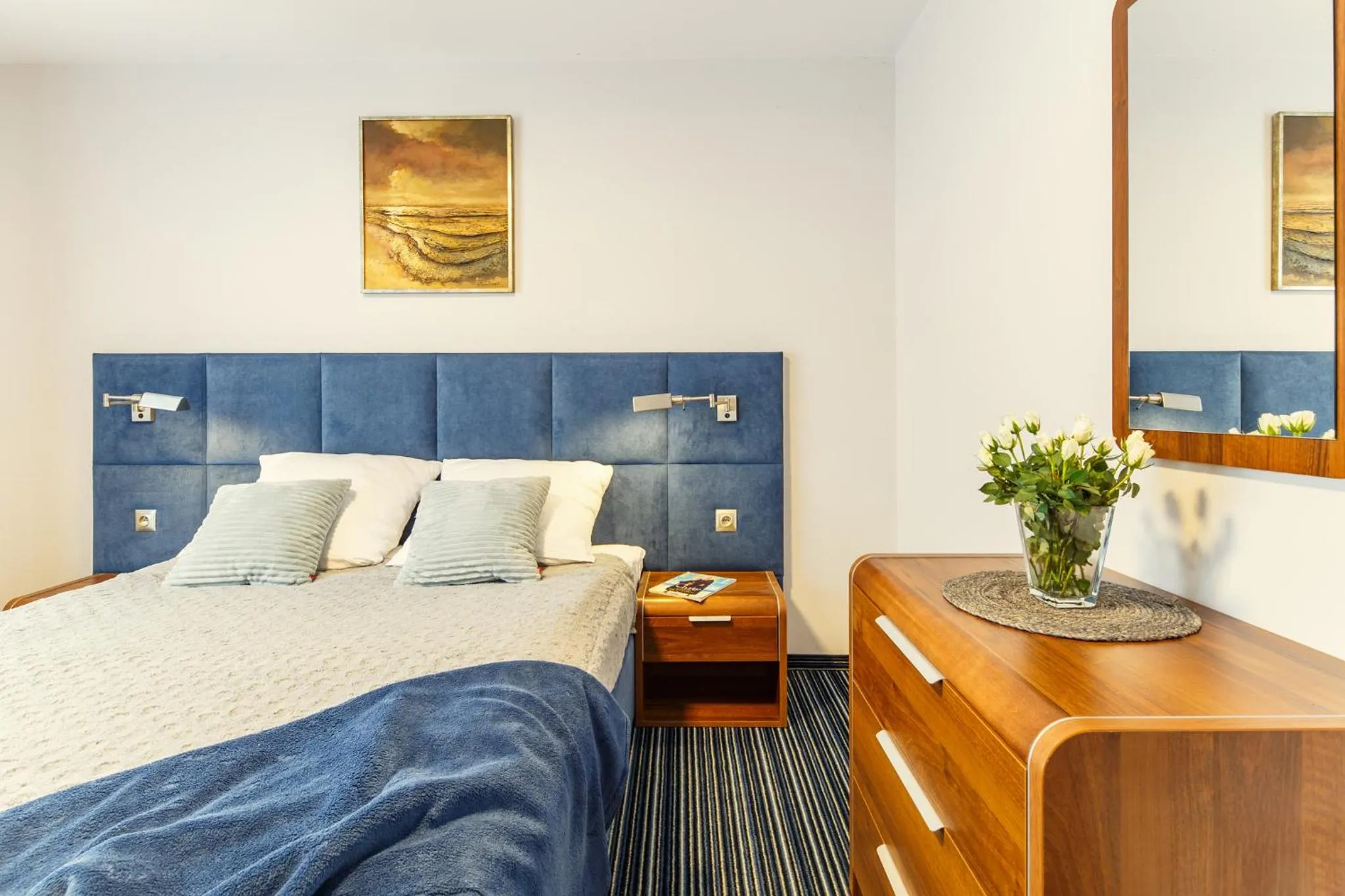 Bed in Villa Dune