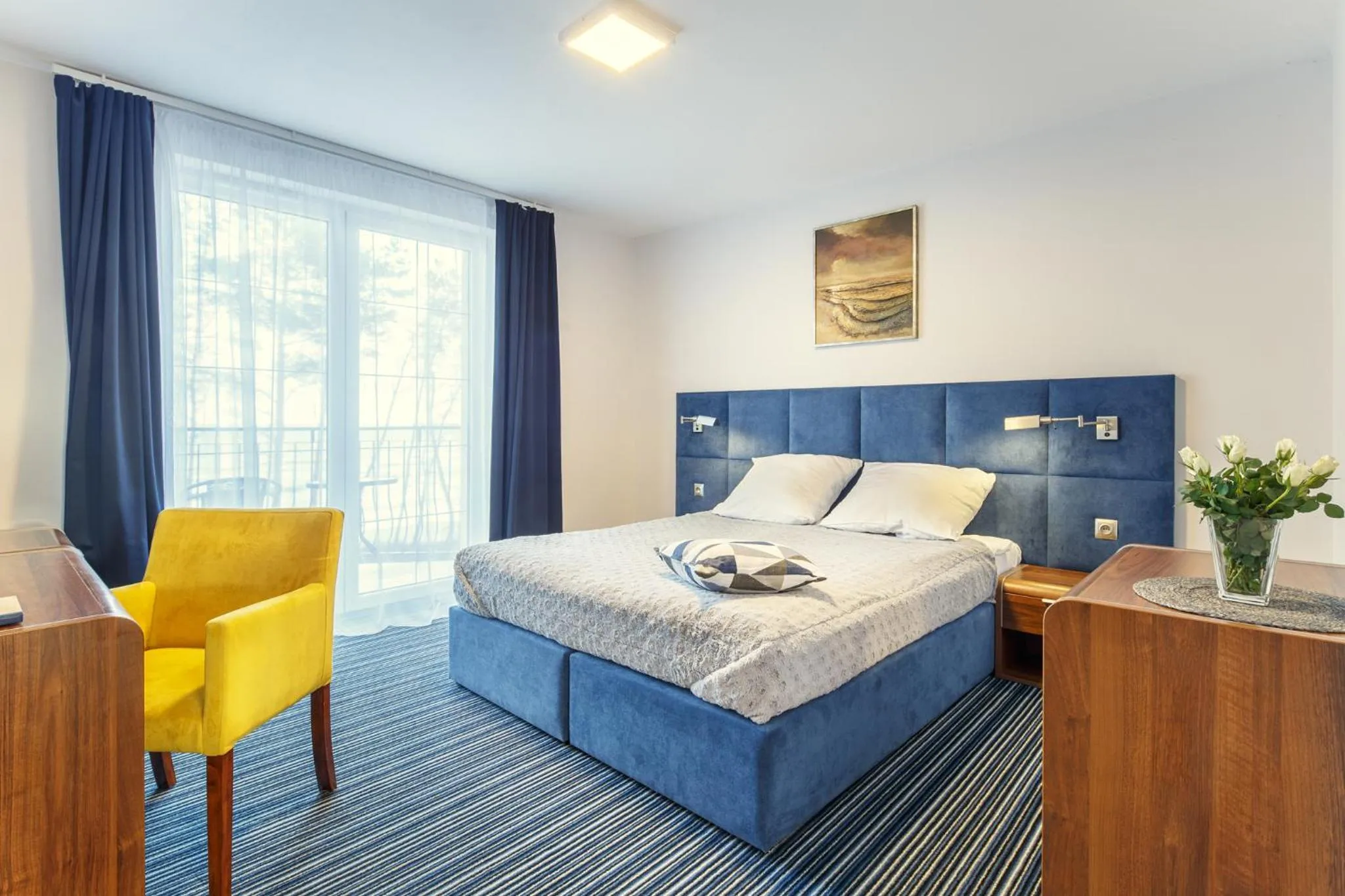 Bed in Villa Dune