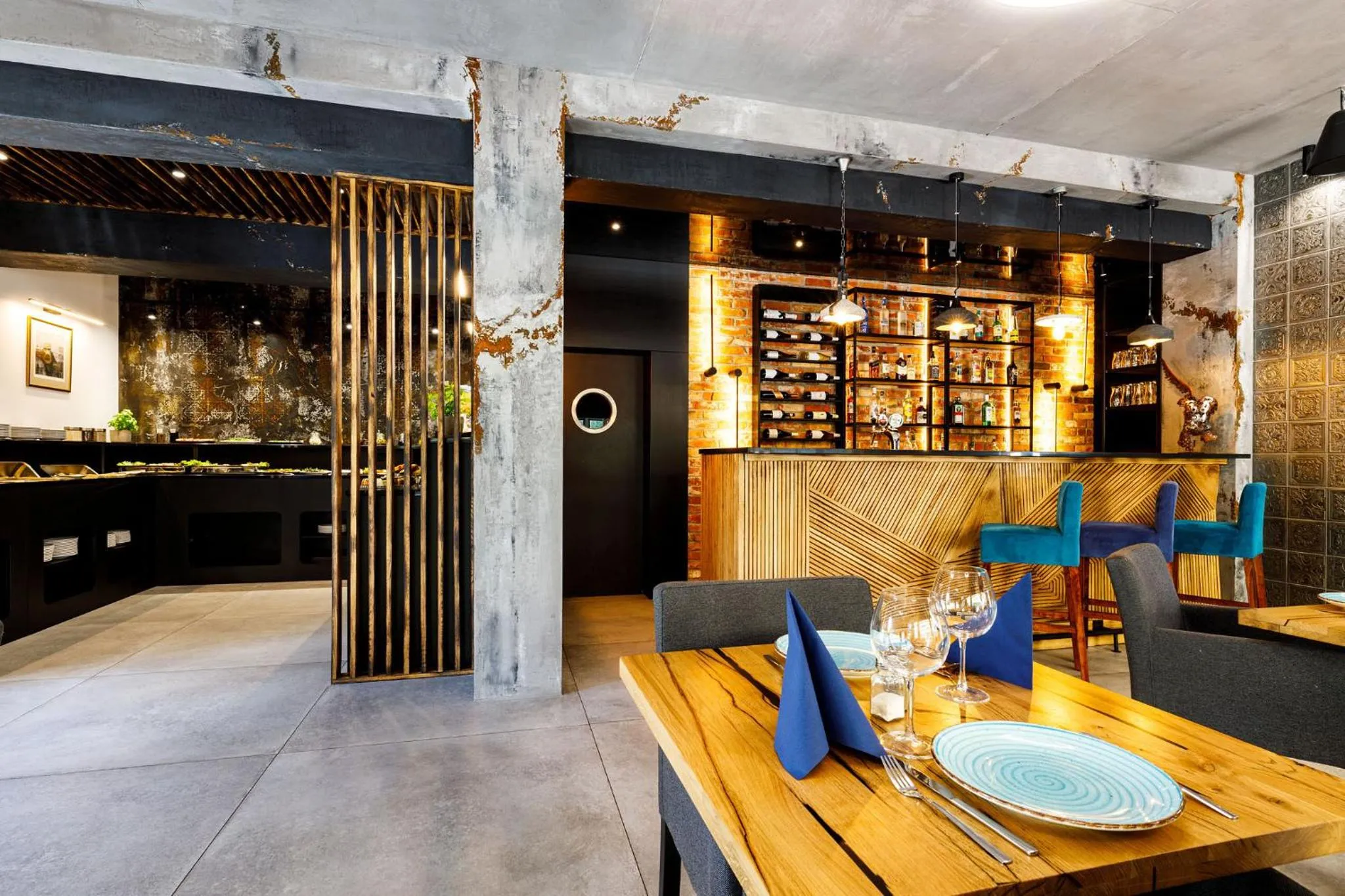 Food and drinks in Villa Dune