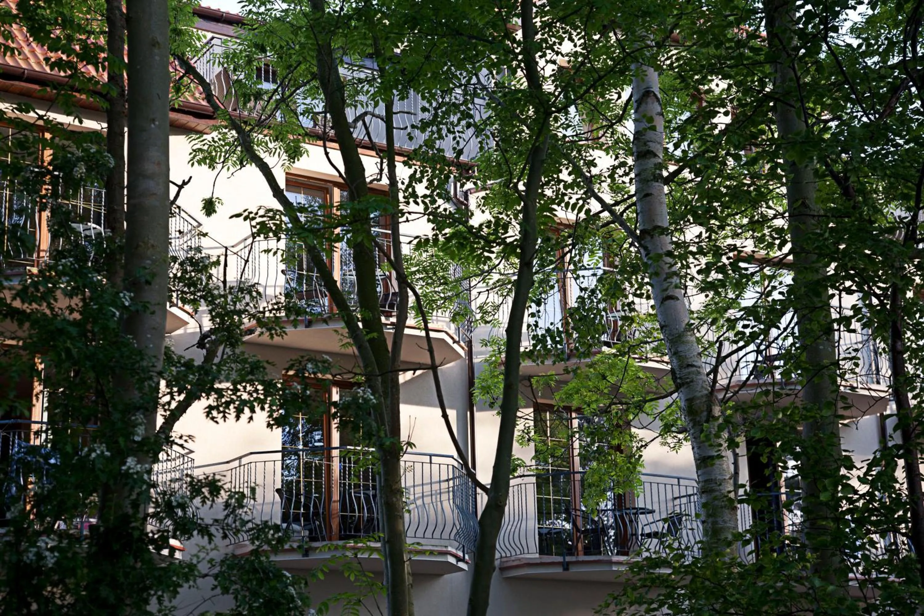 Facade/entrance in Villa Dune