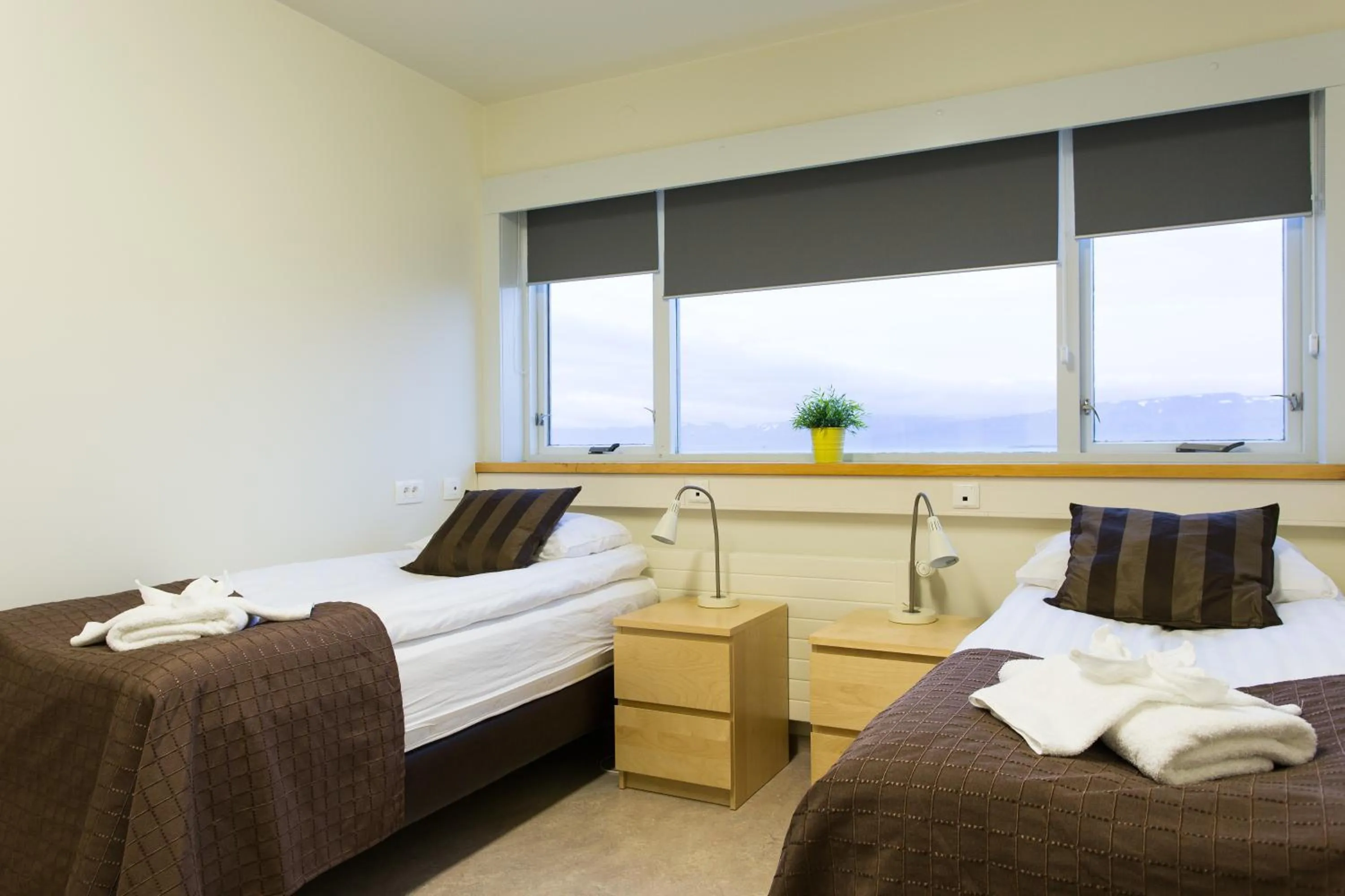 Bedroom, Bed in Hotel Mikligardur