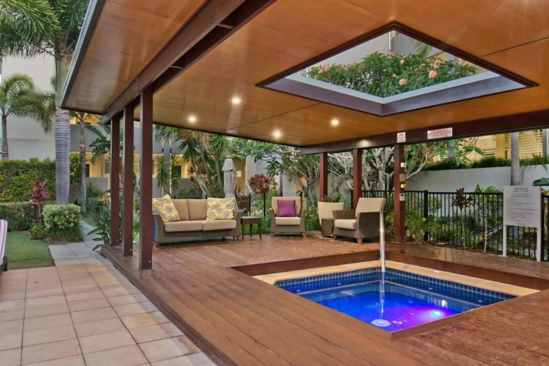 Patio in Wave Culture 1204 Beach Bliss - Apartment with complex Pool & Spa