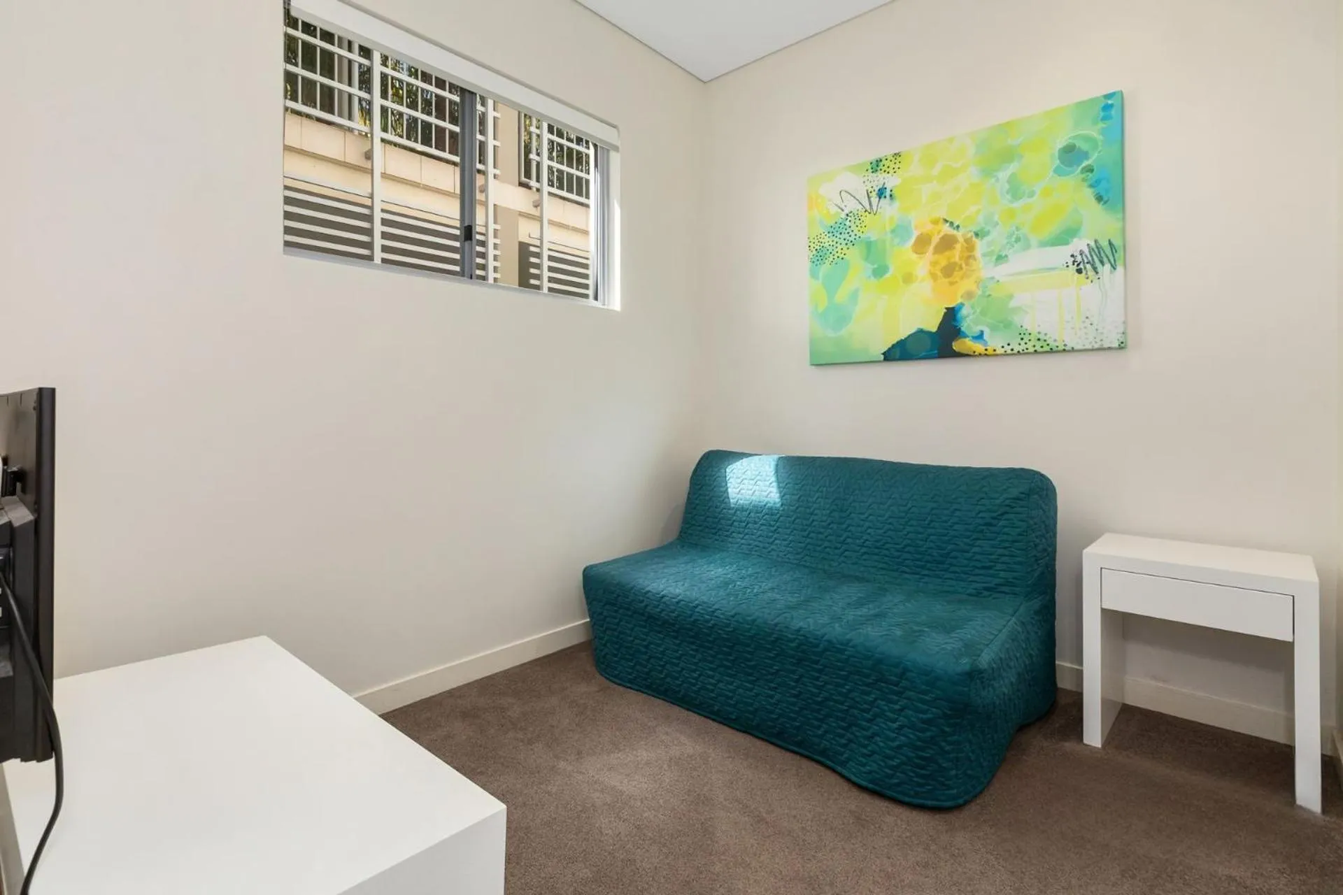 Living room in Wave Culture 1204 Beach Bliss - Apartment with complex Pool & Spa
