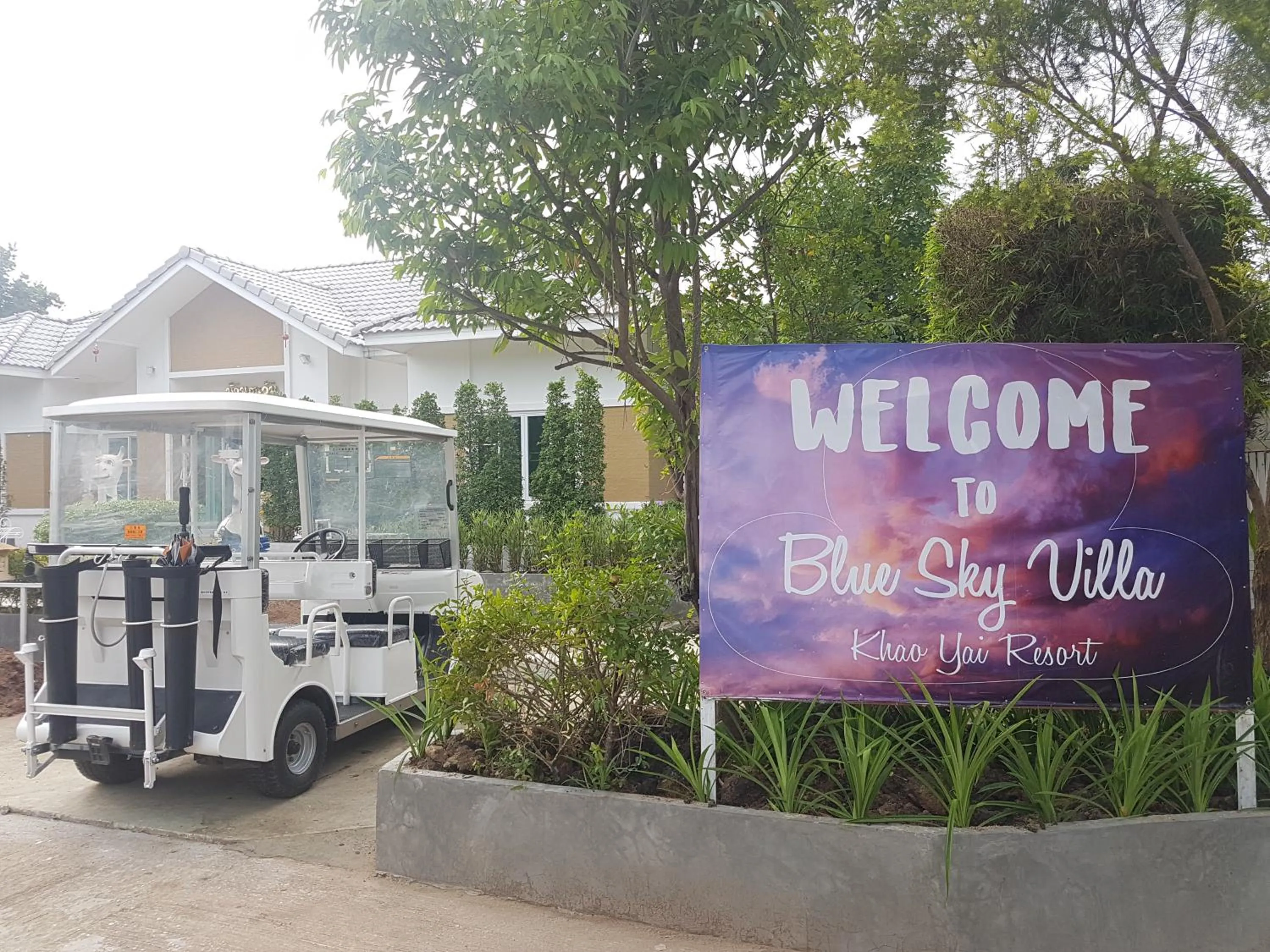 Property building in Blue Sky Villa Khao Yai