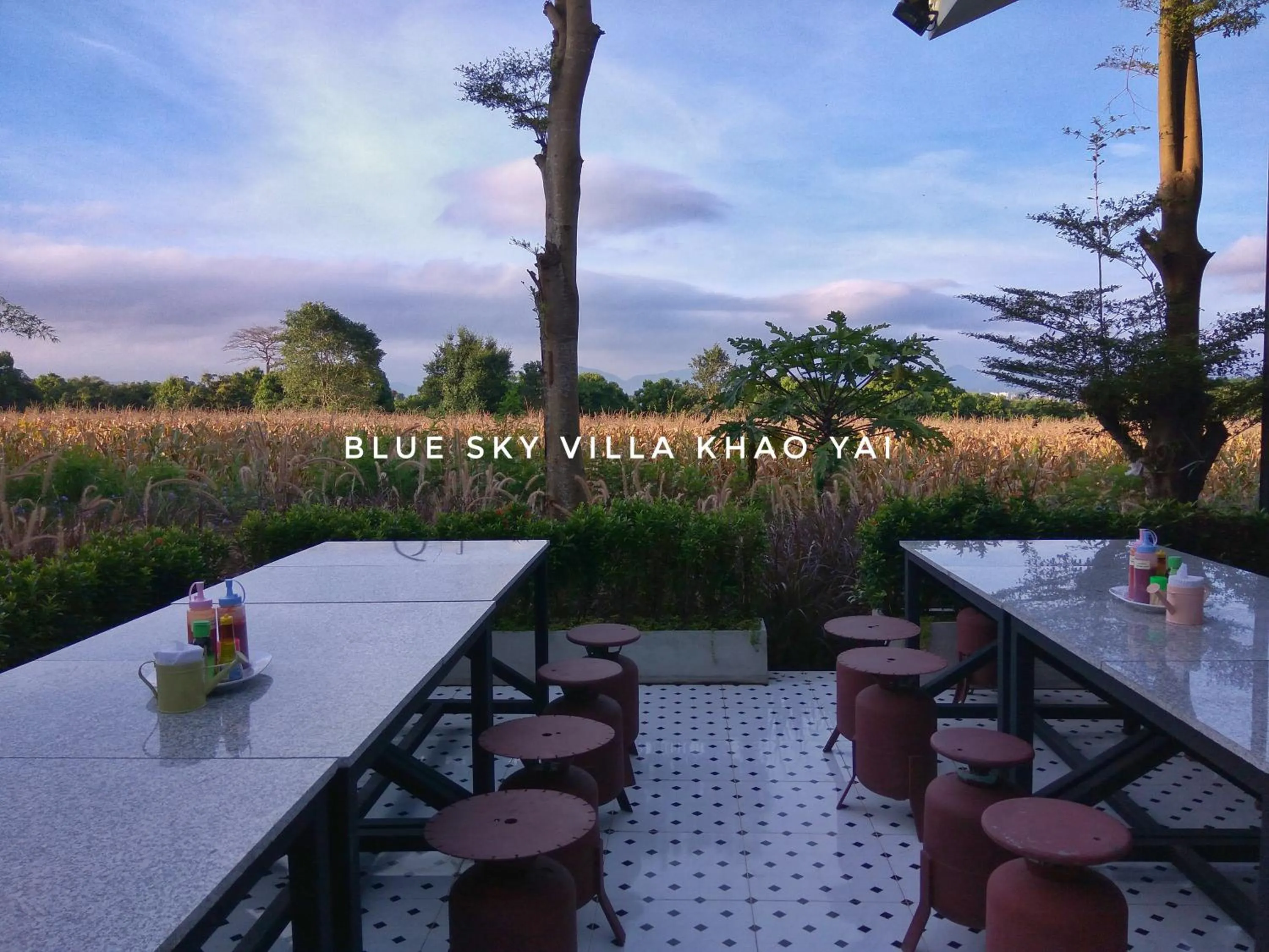 Restaurant/places to eat in Blue Sky Villa Khao Yai