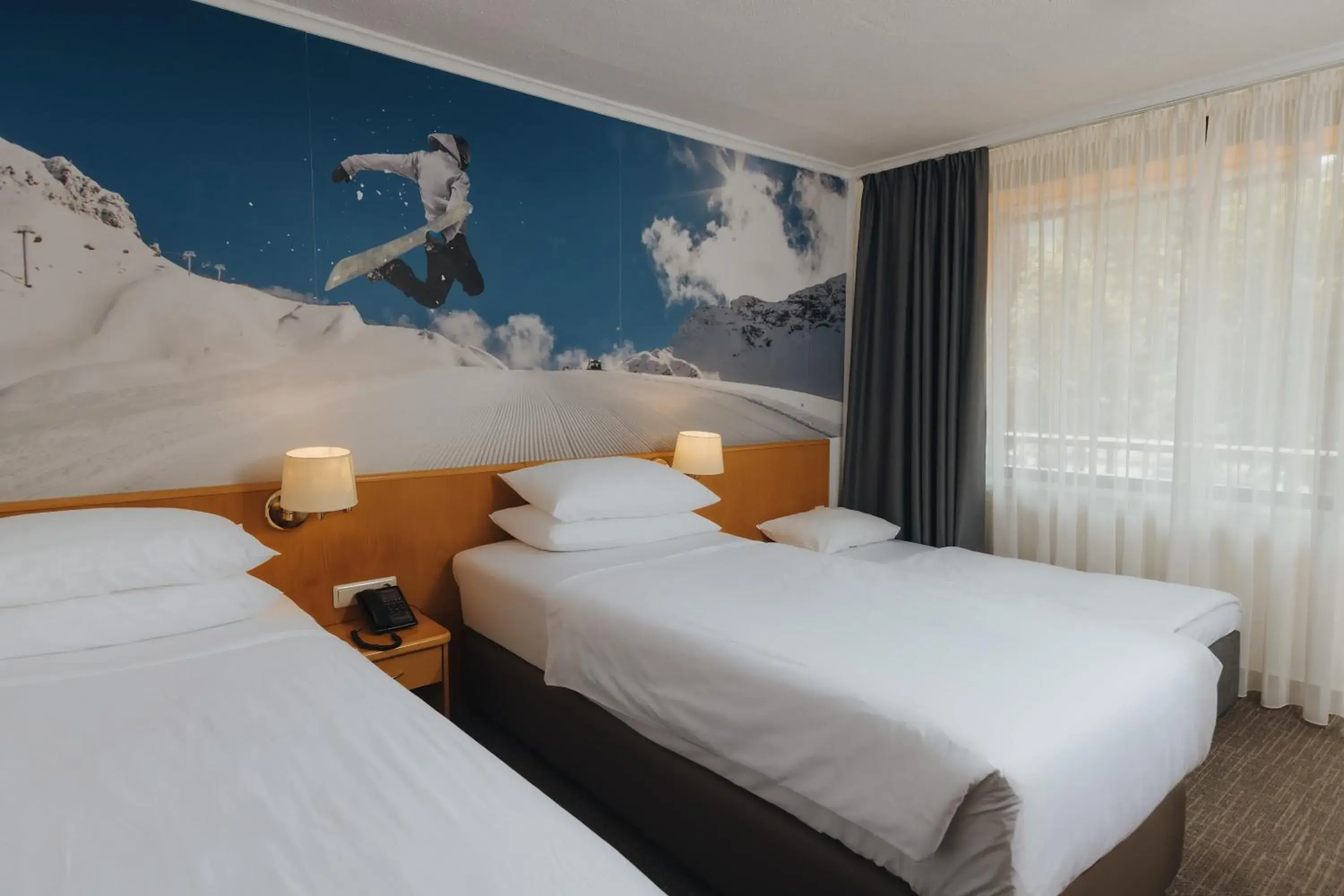 Bedroom, Bed in Hotel Kompas Bedroom, Bed in Hotel Kompas