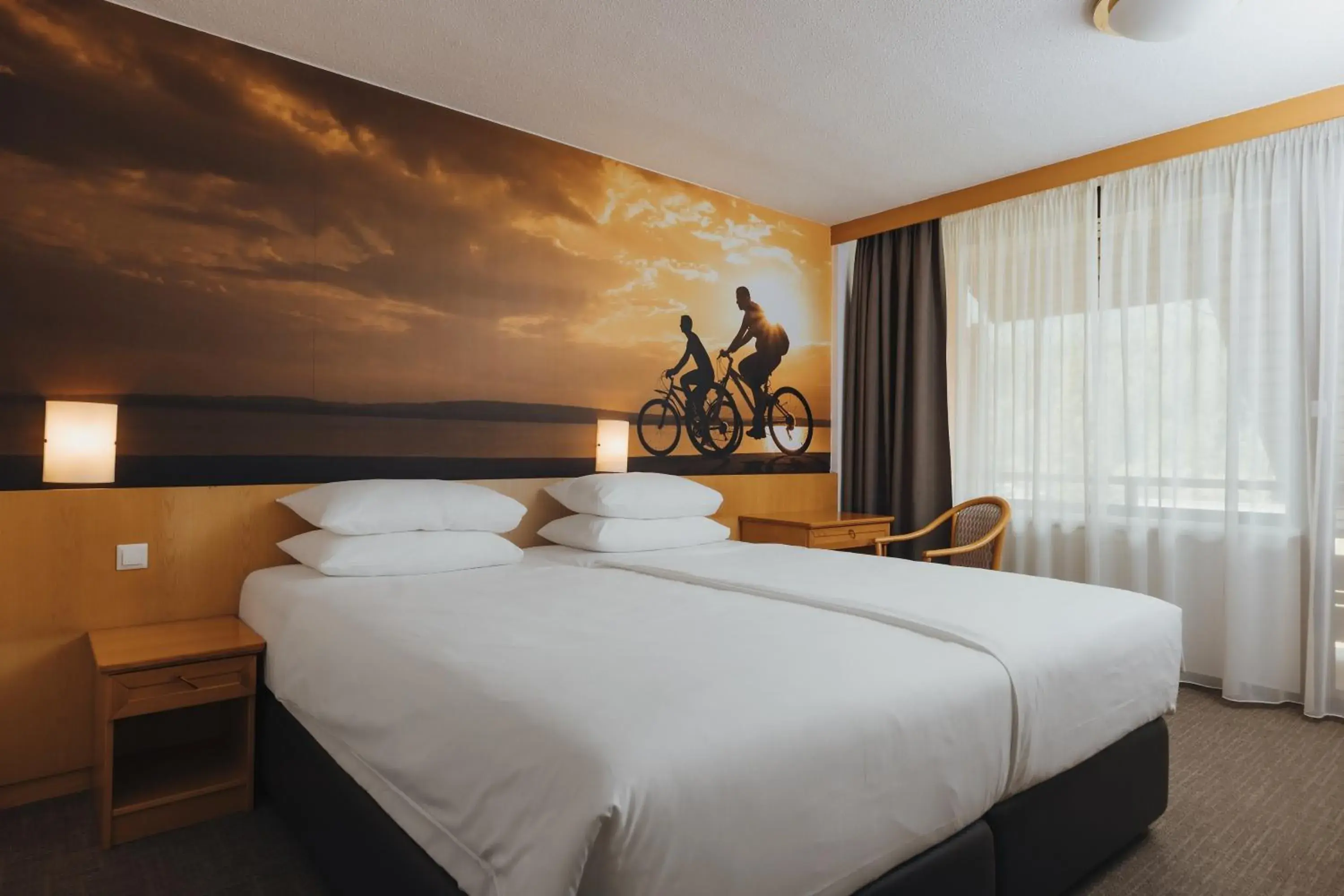 Double or Twin Room with Mountain View in Hotel Kompas Double or Twin Room with Mountain View in Hotel Kompas