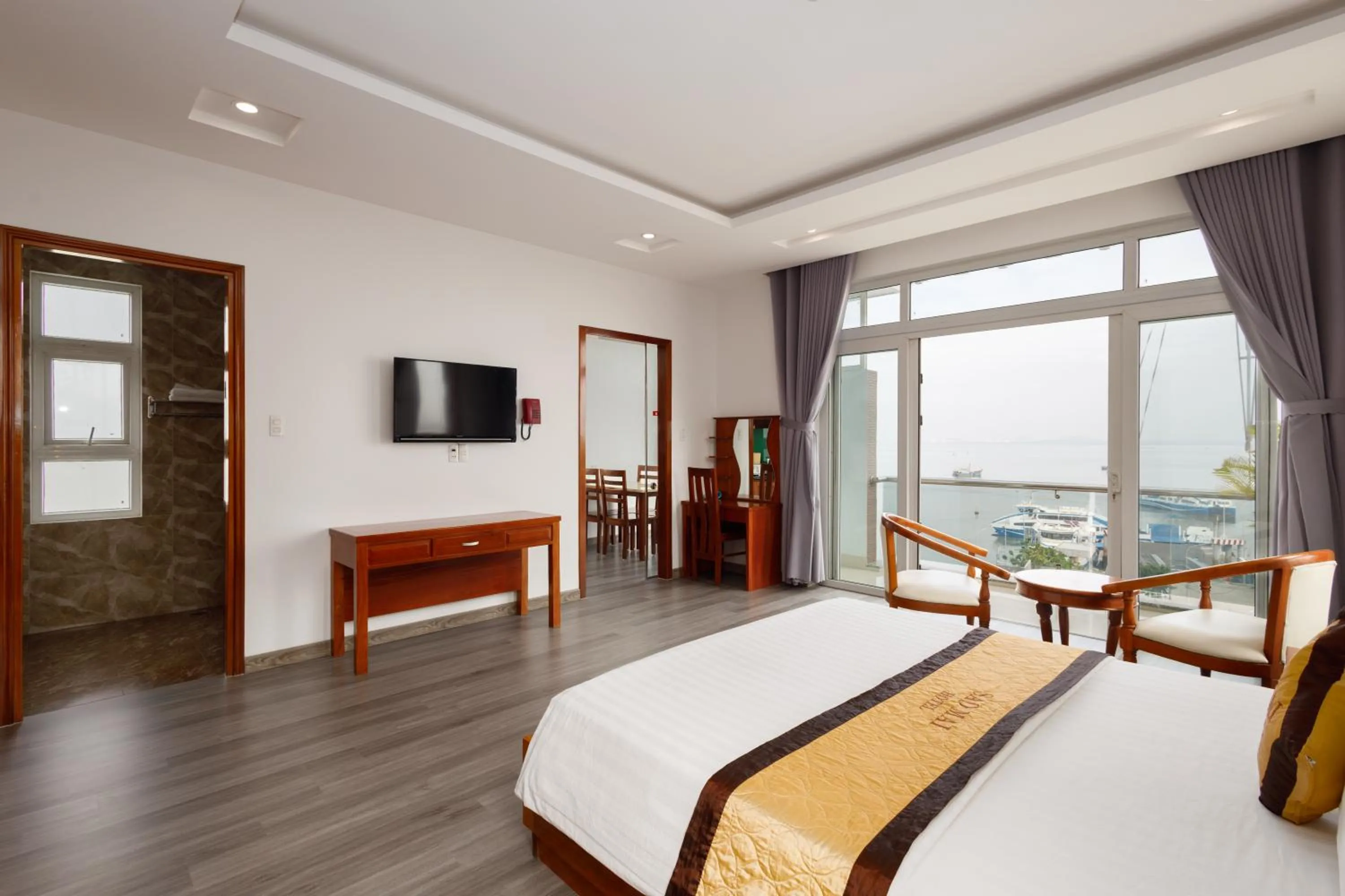 Bed in Sao Mai Hotel & Apartment