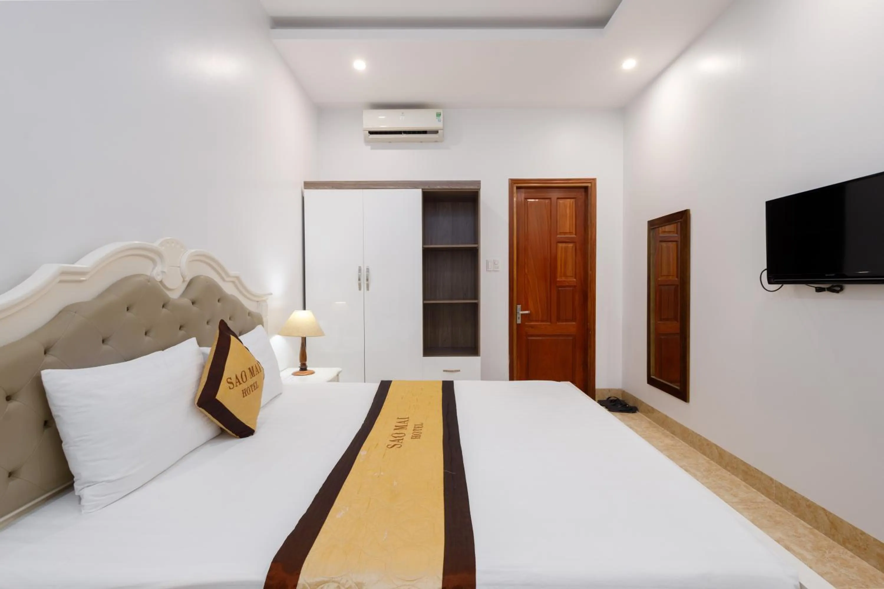 Bed in Sao Mai Hotel & Apartment