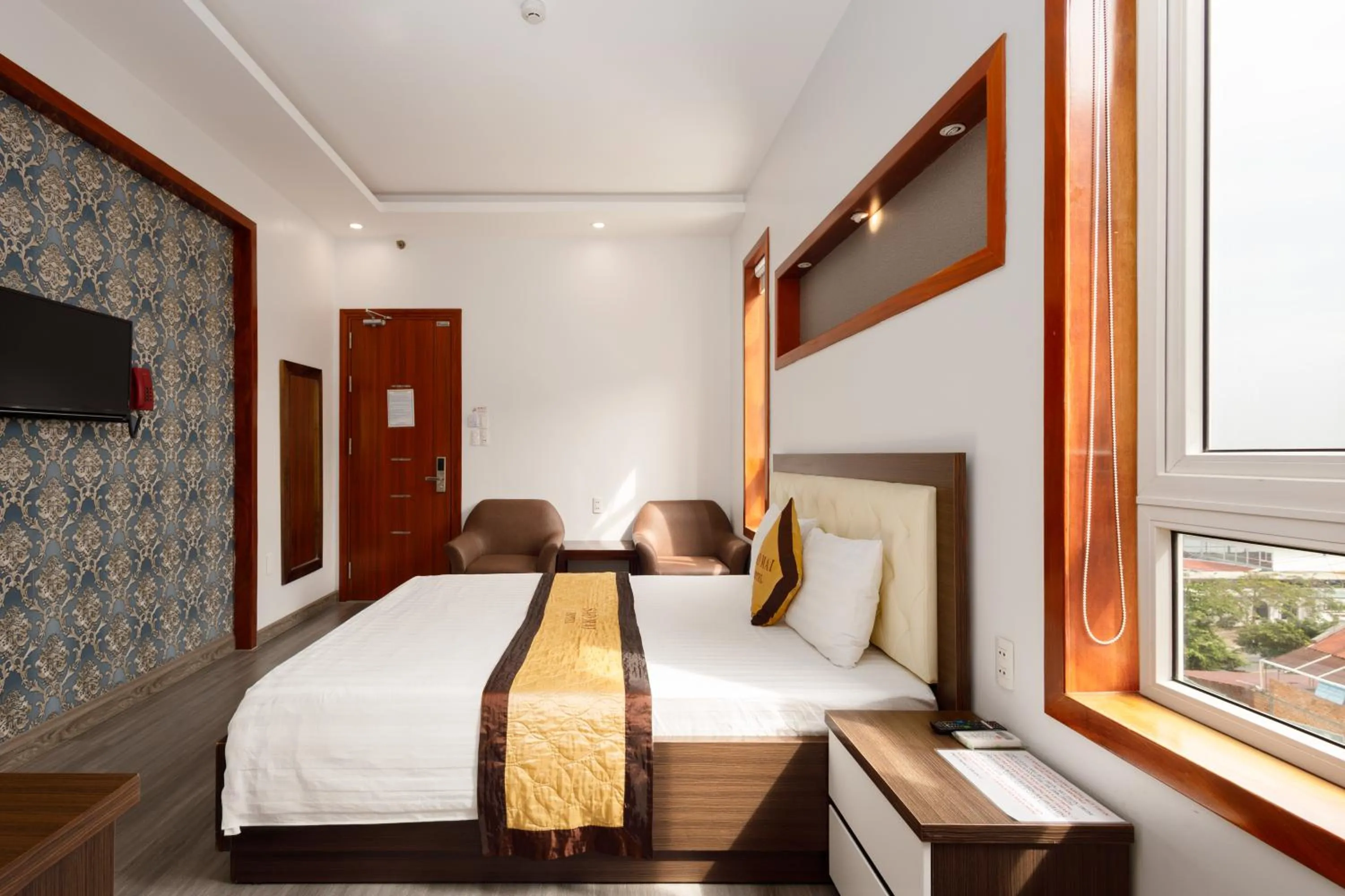 Bed in Sao Mai Hotel & Apartment