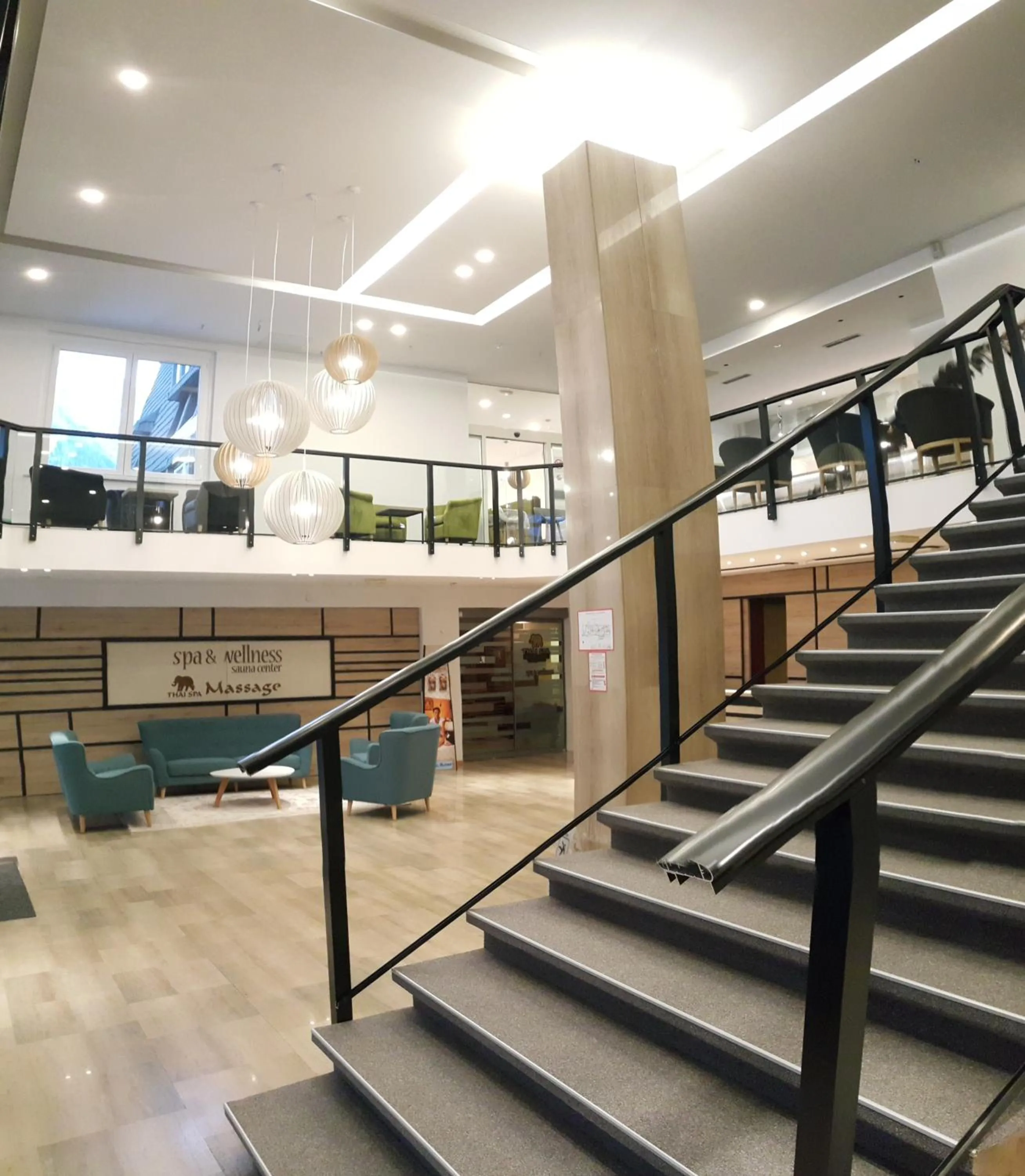 Lobby or reception in Hotel Alpina