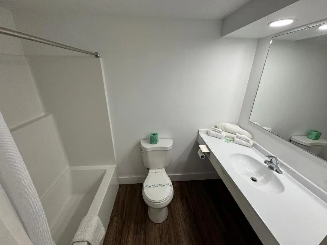 Bathroom in Studio Motel of Lake George