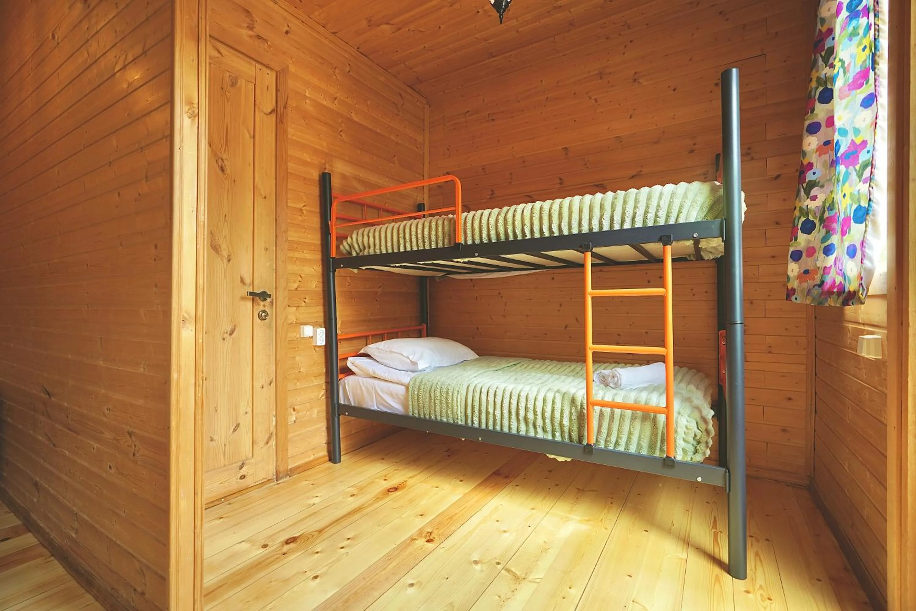 Bed in Mountain Cabins