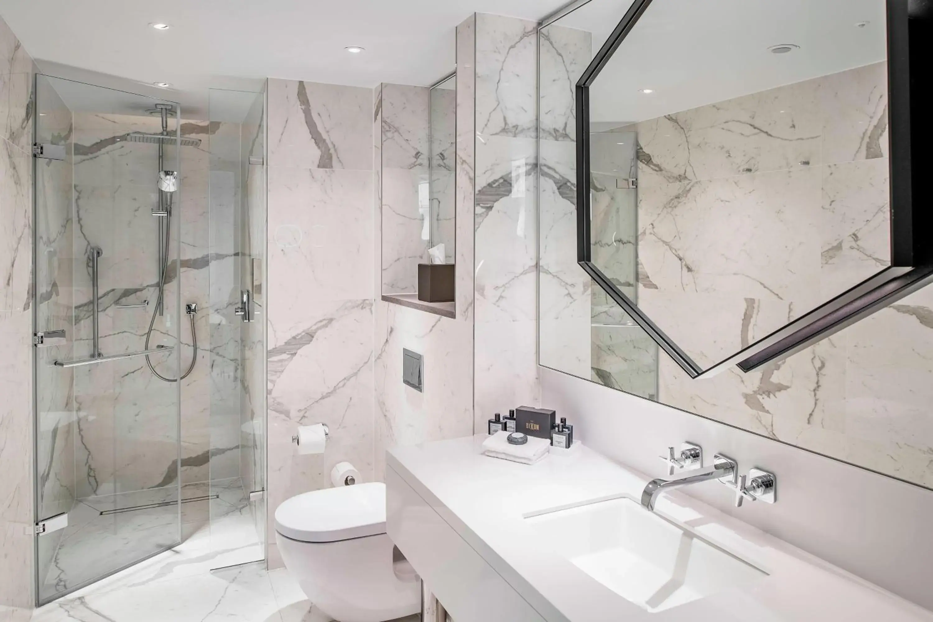 Bathroom in The Dixon, Tower Bridge, Autograph Collection Bathroom in The Dixon, Tower Bridge, Autograph Collection