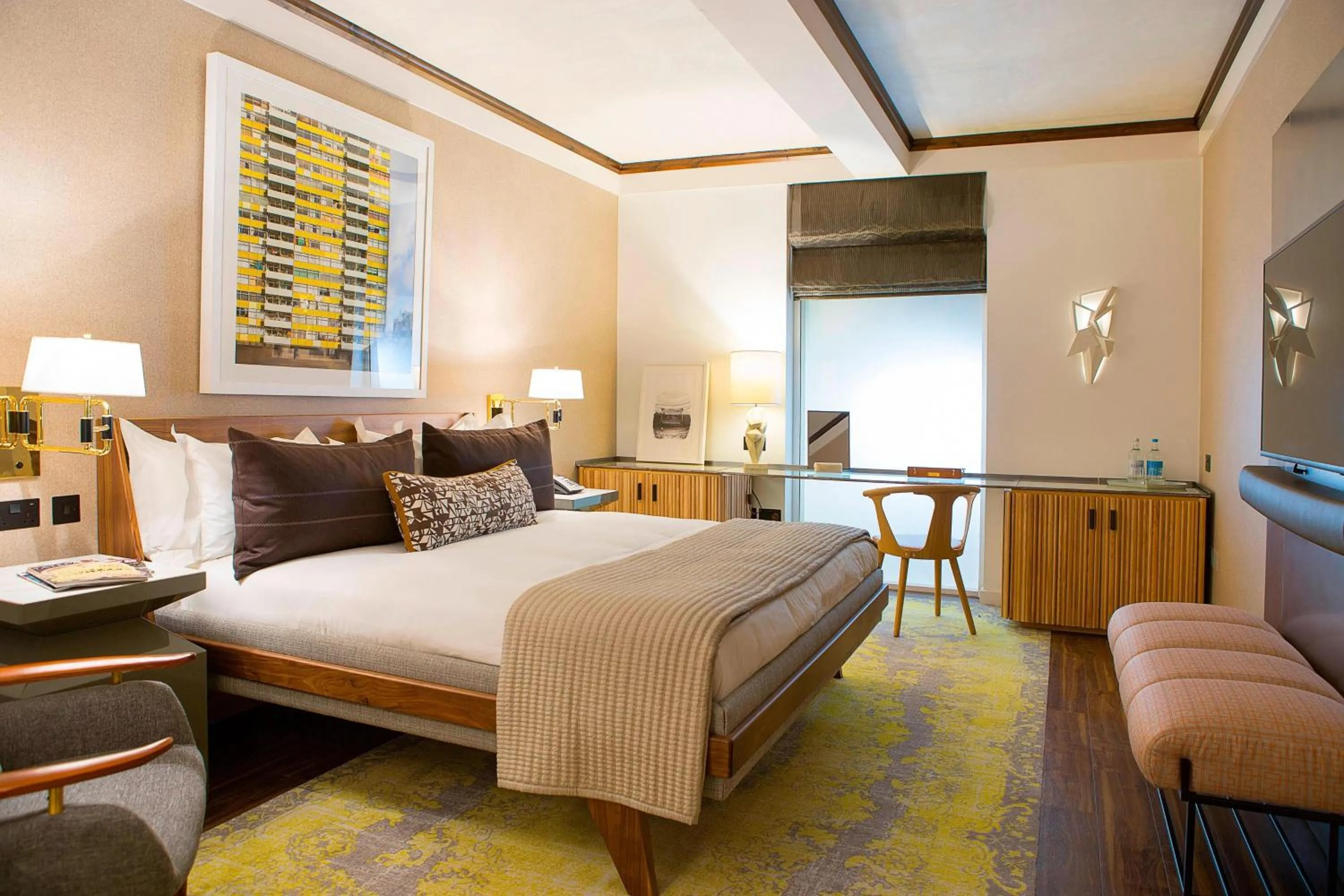 Photo of the whole room, Bed in Bankside Hotel, Autograph Collection