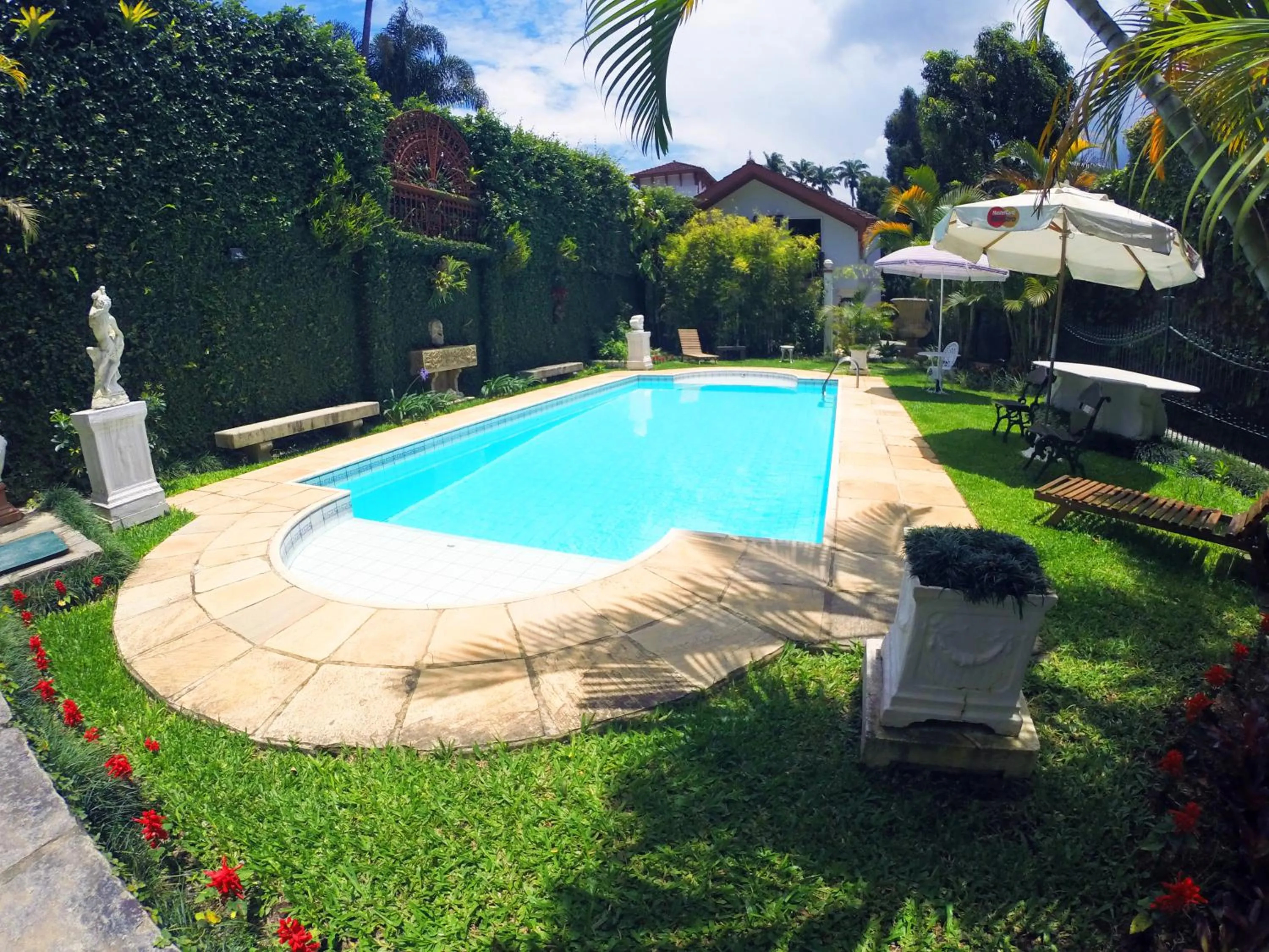Pool view in Pousada Imperial Koeler