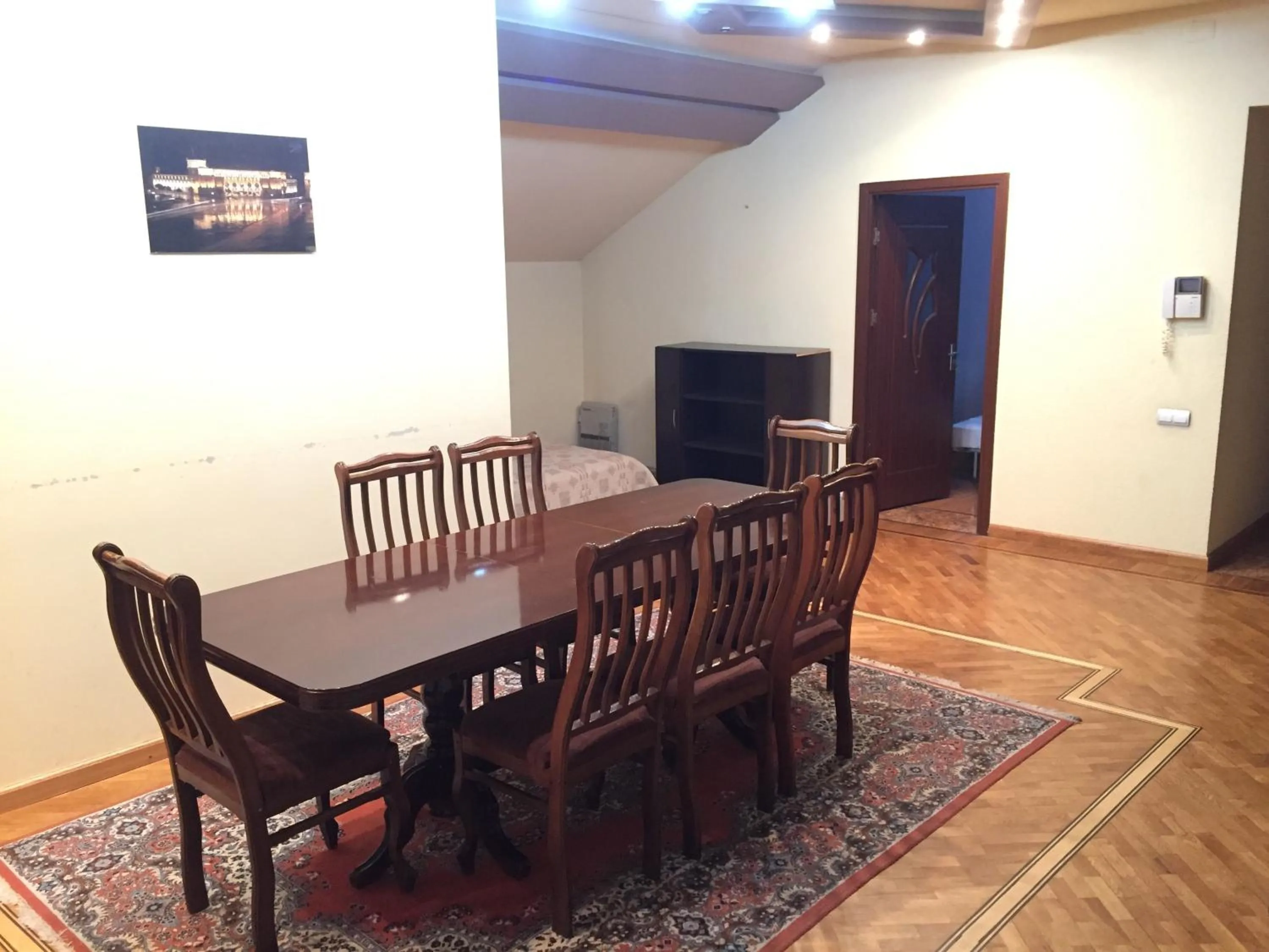 Dining area in Tatev Apartments