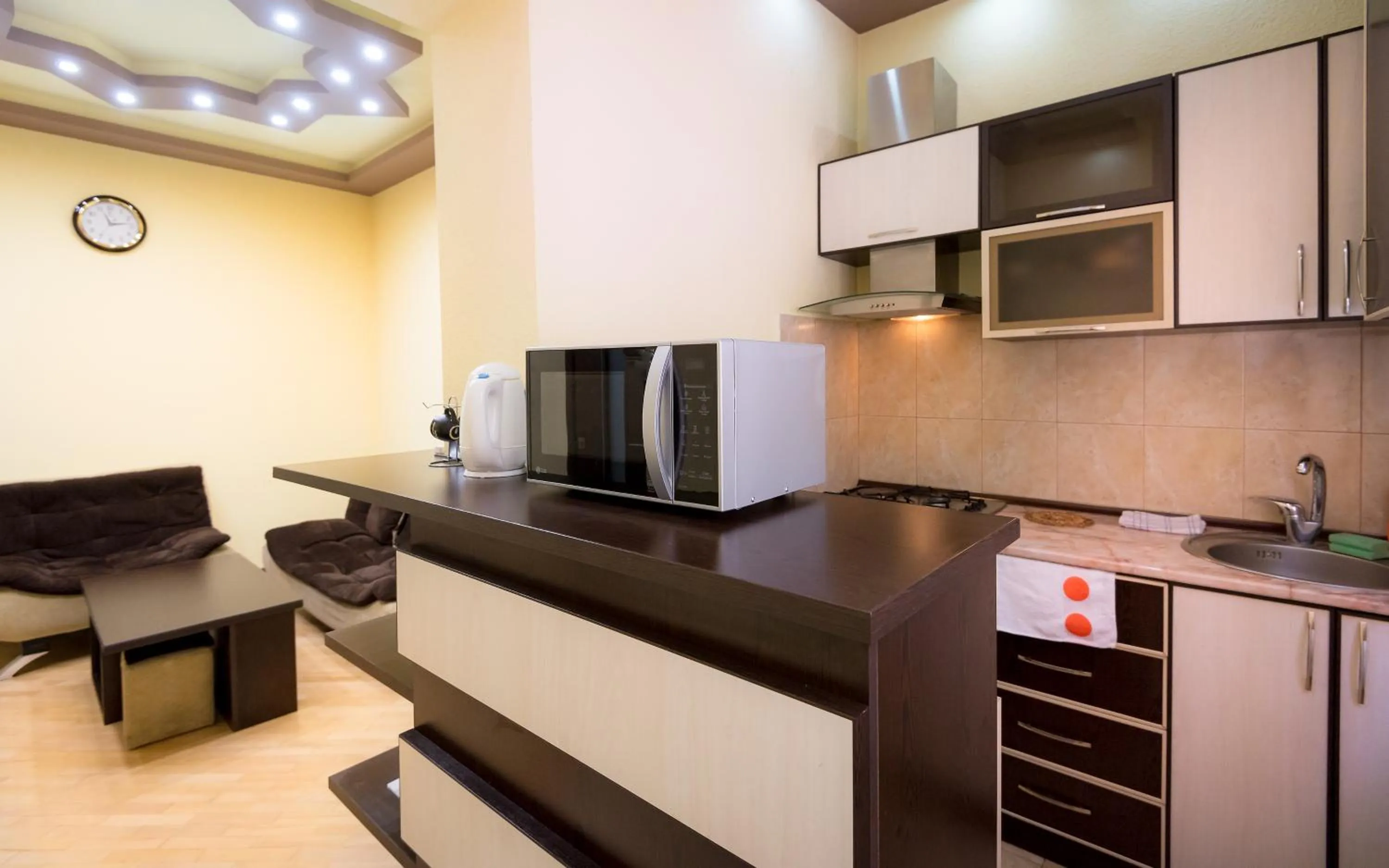 Kitchen or kitchenette in Tatev Apartments